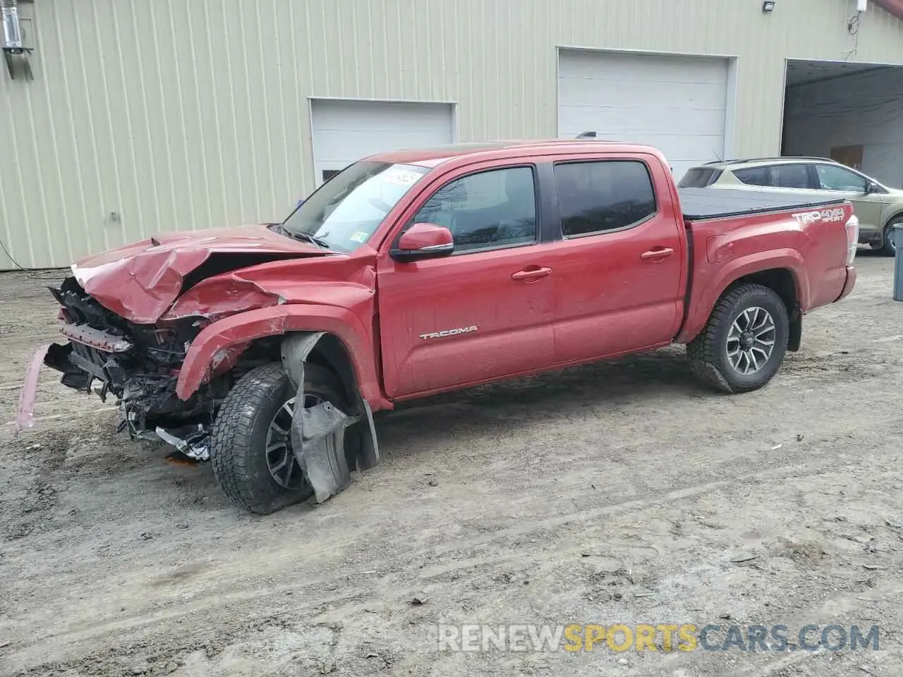 1 fotografías del automóvil dañado 3TMCZ5AN7MM371380 TOYOTA TACOMA 2021