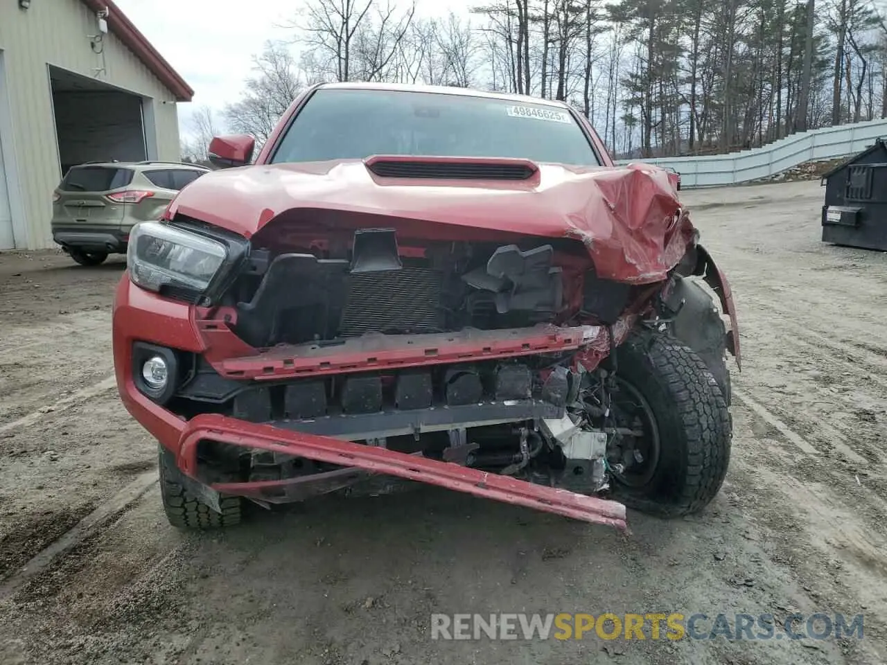5 fotografías del automóvil dañado 3TMCZ5AN7MM371380 TOYOTA TACOMA 2021