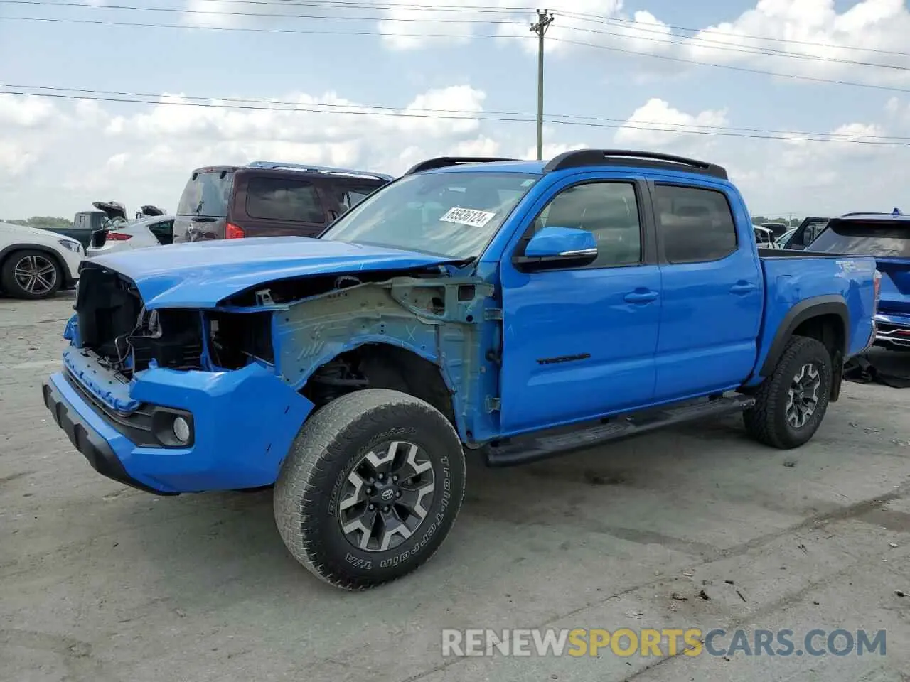 1 fotografías del automóvil dañado 3TMCZ5AN7MM388566 TOYOTA TACOMA 2021