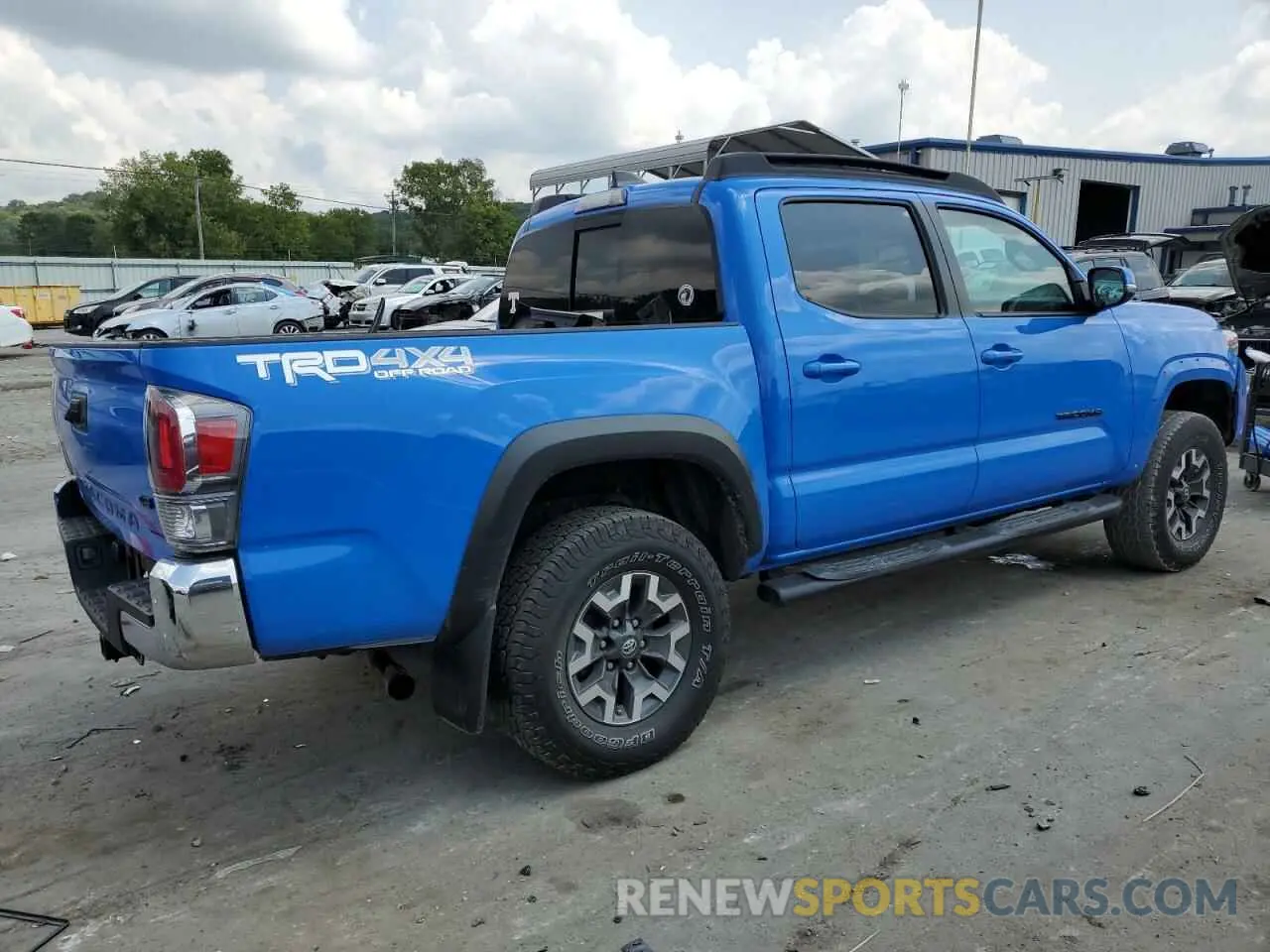 3 fotografías del automóvil dañado 3TMCZ5AN7MM388566 TOYOTA TACOMA 2021
