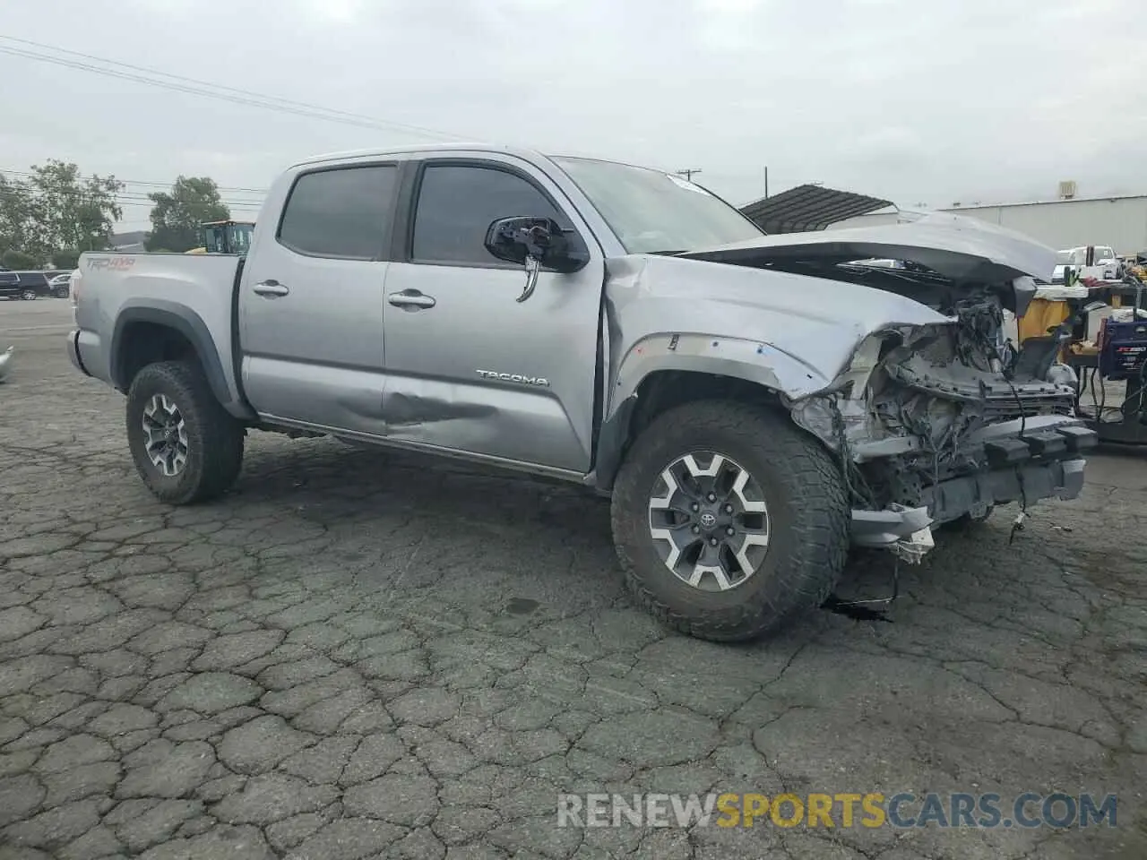 4 fotografías del automóvil dañado 3TMCZ5AN7MM399678 TOYOTA TACOMA 2021
