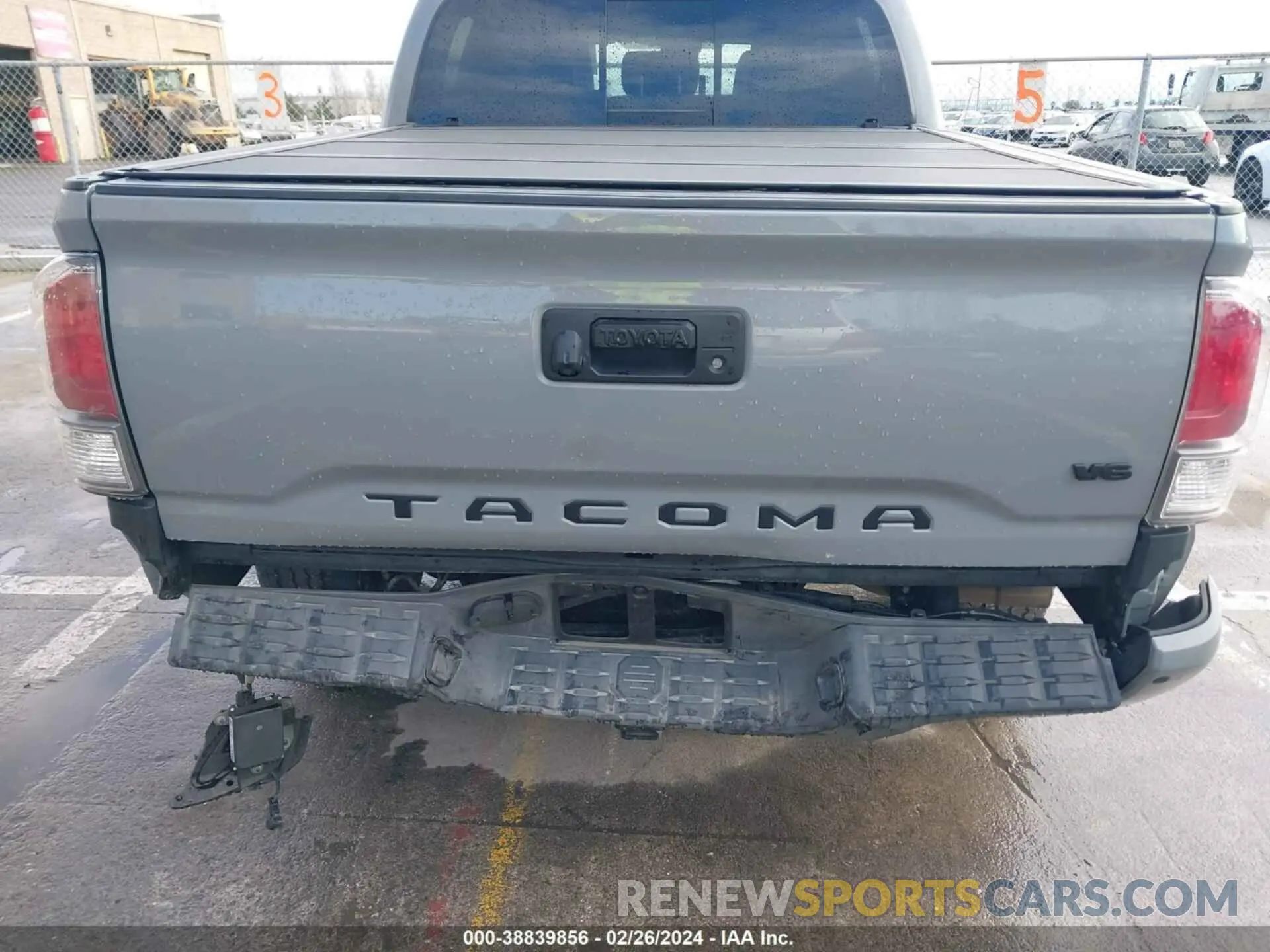 6 fotografías del automóvil dañado 3TMCZ5AN7MM416219 TOYOTA TACOMA 2021