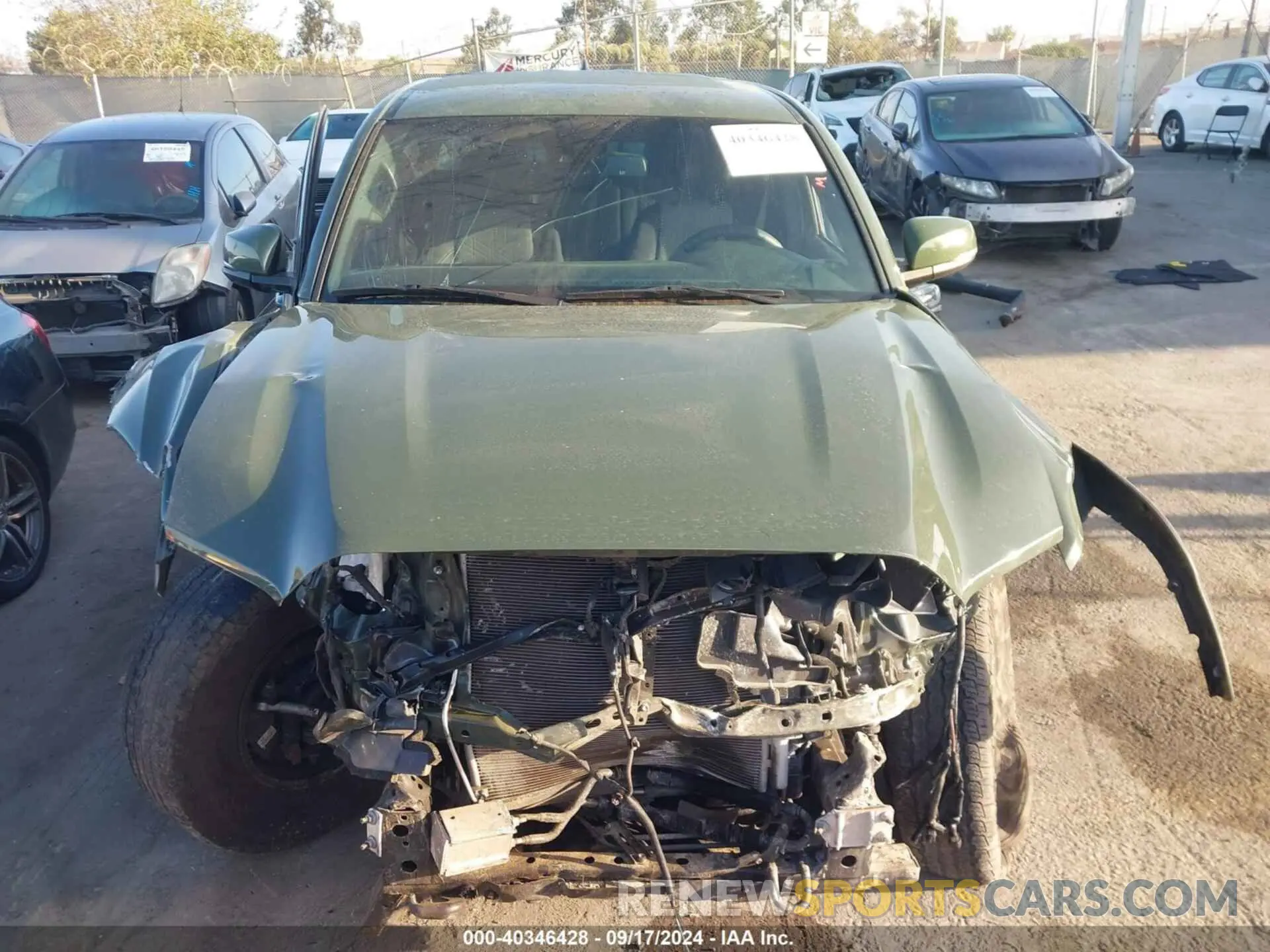 12 fotografías del automóvil dañado 3TMCZ5AN7MM429584 TOYOTA TACOMA 2021