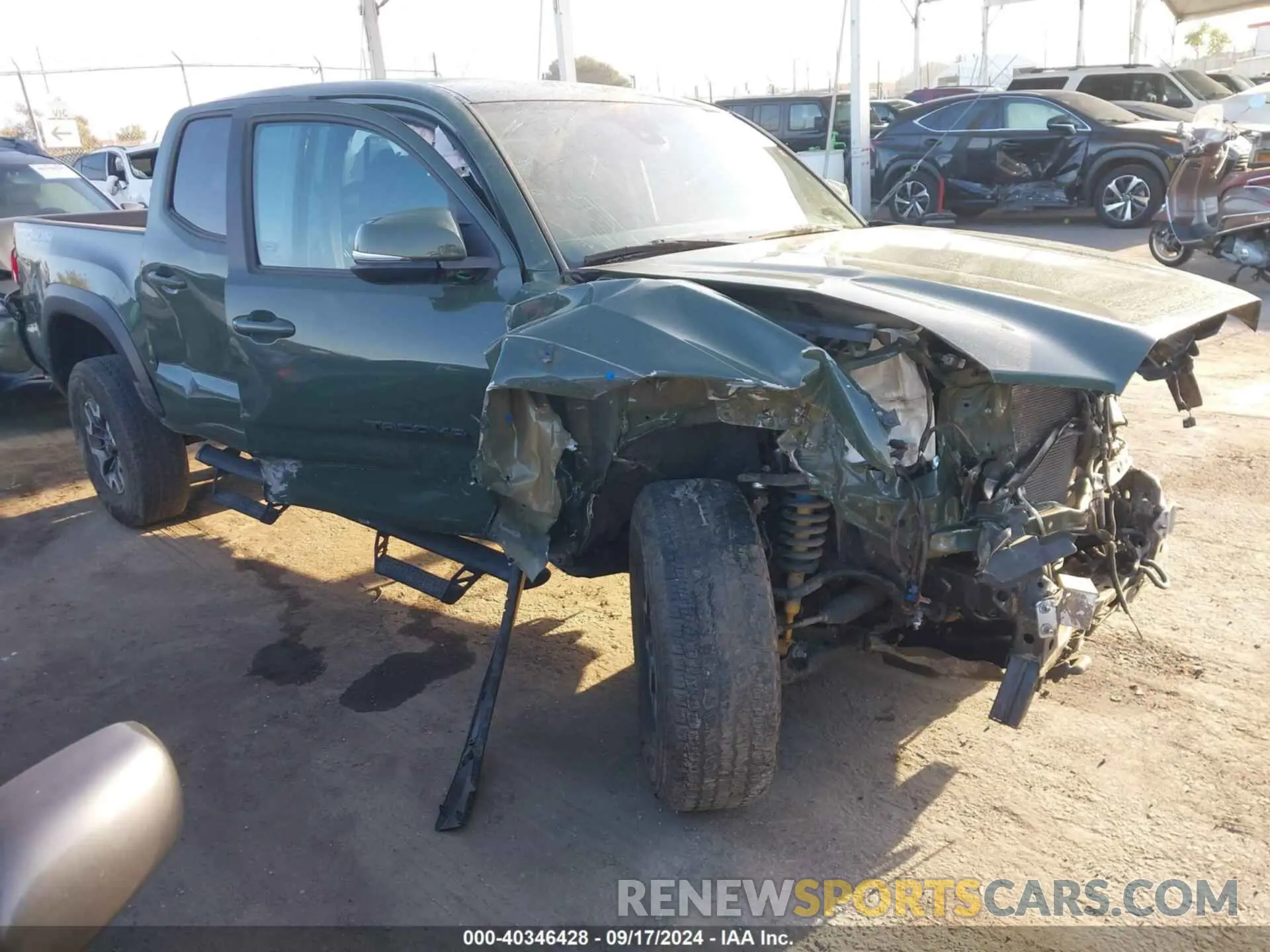 13 fotografías del automóvil dañado 3TMCZ5AN7MM429584 TOYOTA TACOMA 2021