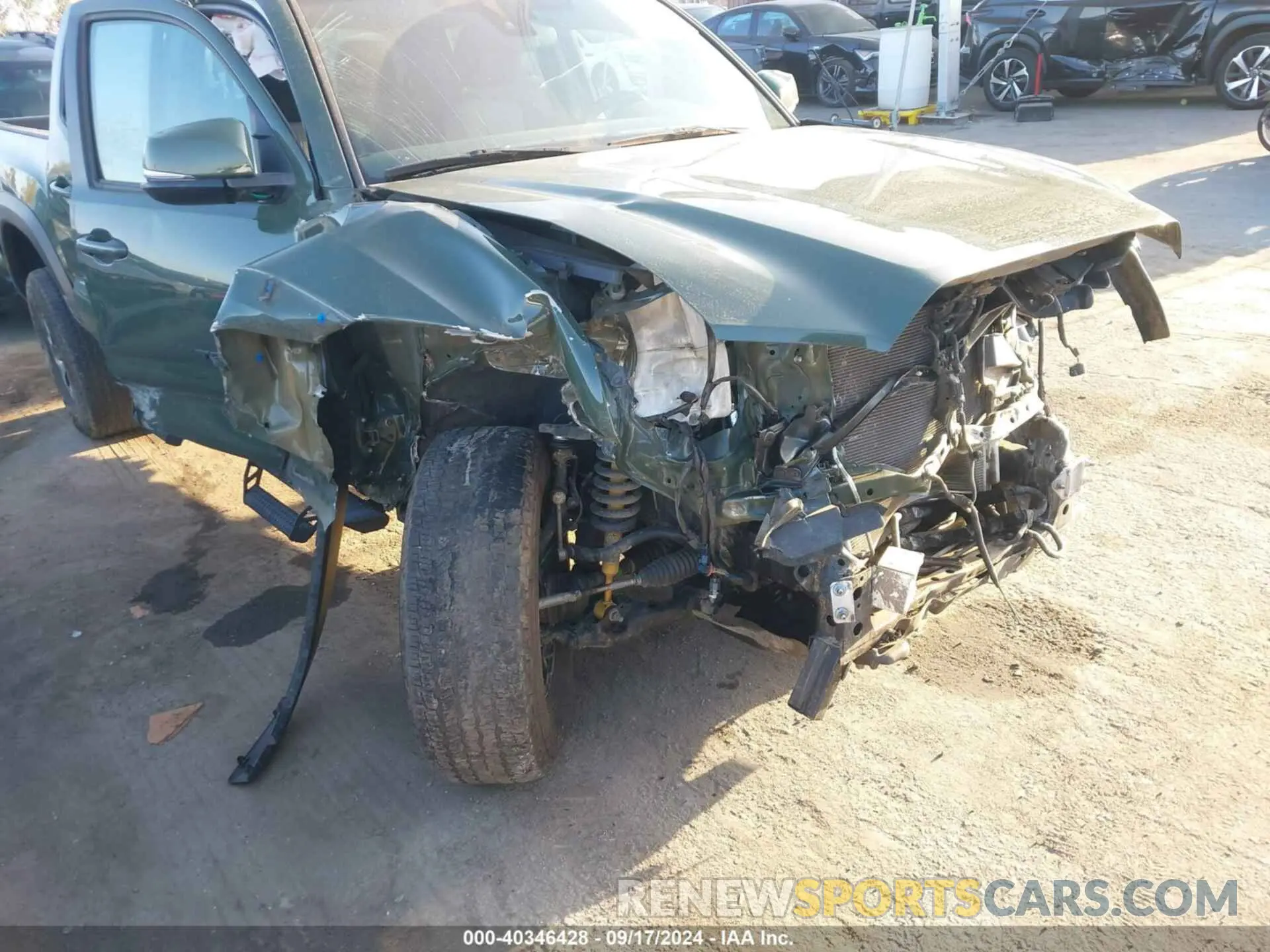 6 fotografías del automóvil dañado 3TMCZ5AN7MM429584 TOYOTA TACOMA 2021