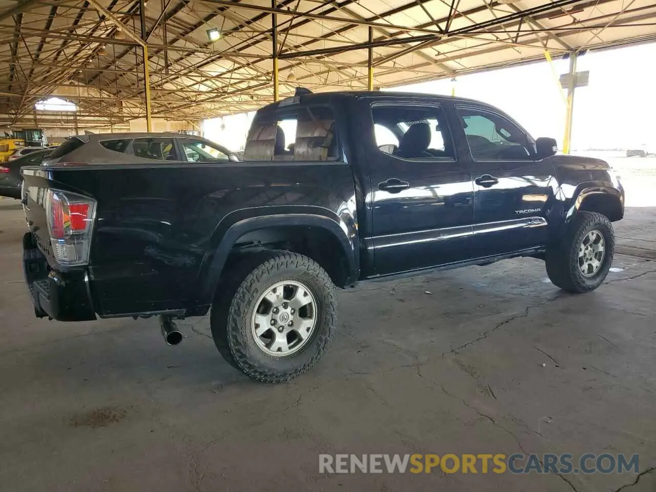 3 fotografías del automóvil dañado 3TMCZ5AN7MM441654 TOYOTA TACOMA 2021