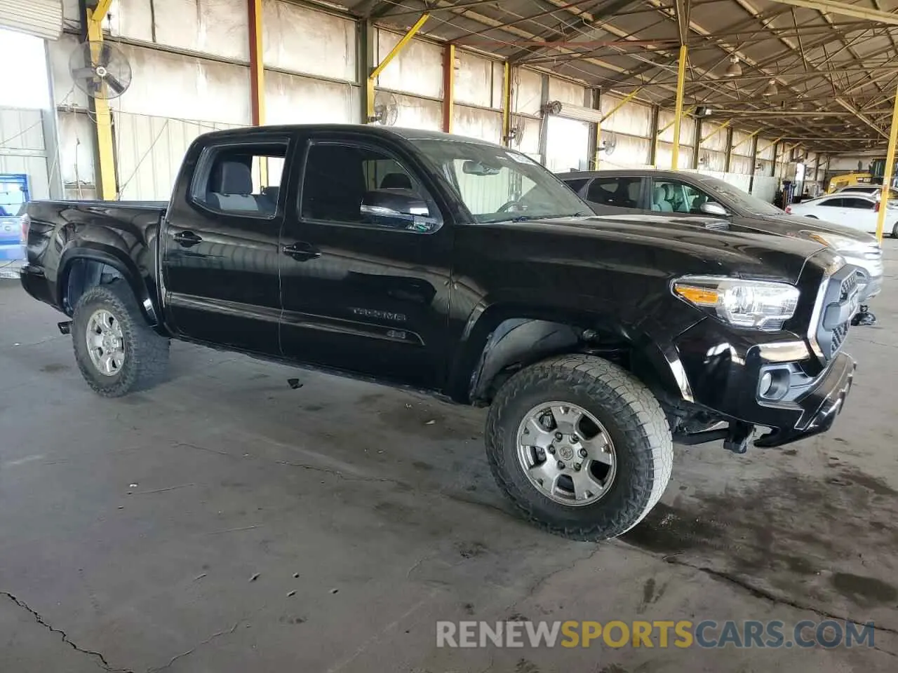 4 fotografías del automóvil dañado 3TMCZ5AN7MM441654 TOYOTA TACOMA 2021