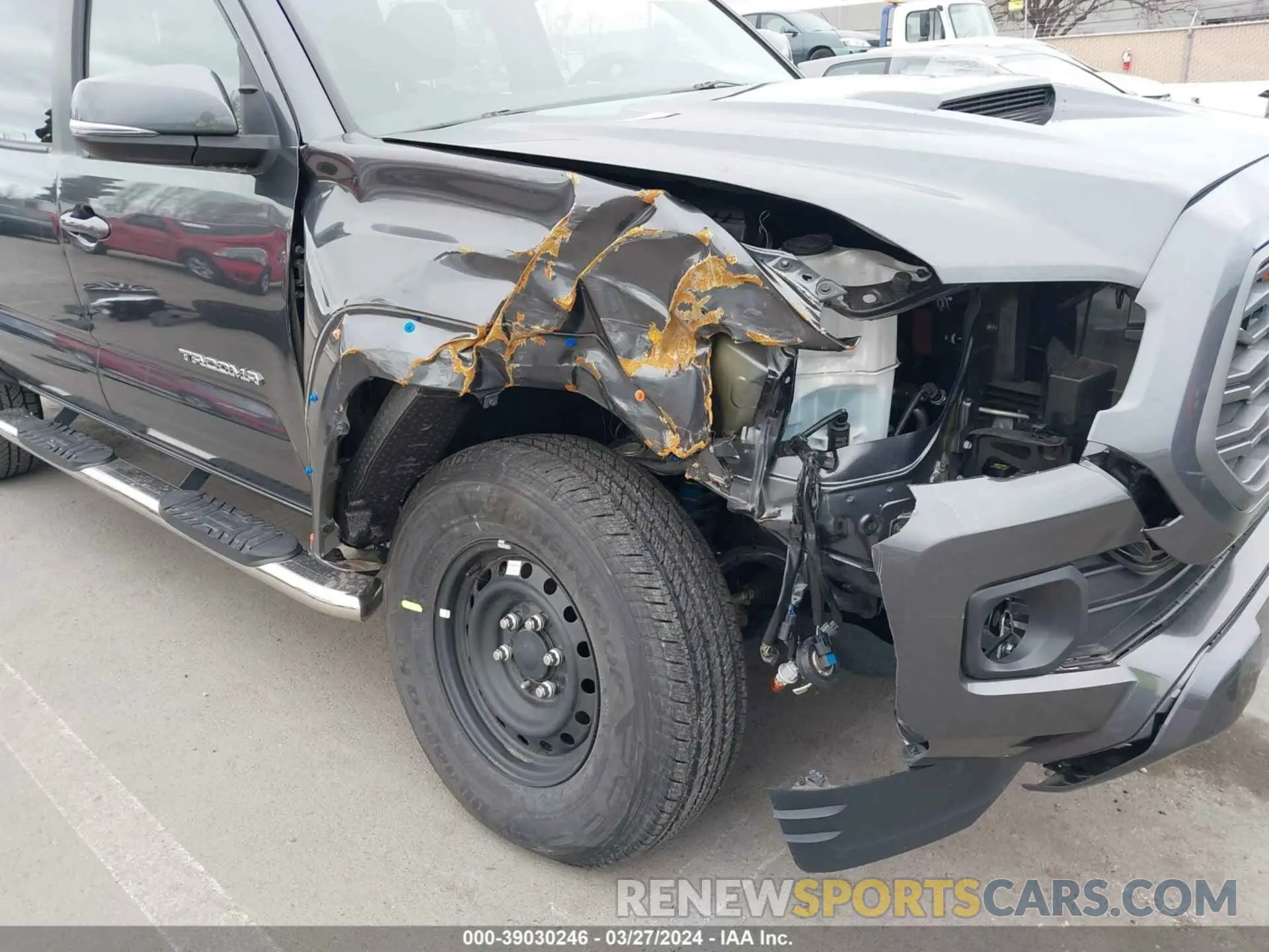 6 fotografías del automóvil dañado 3TMCZ5AN8MM373400 TOYOTA TACOMA 2021