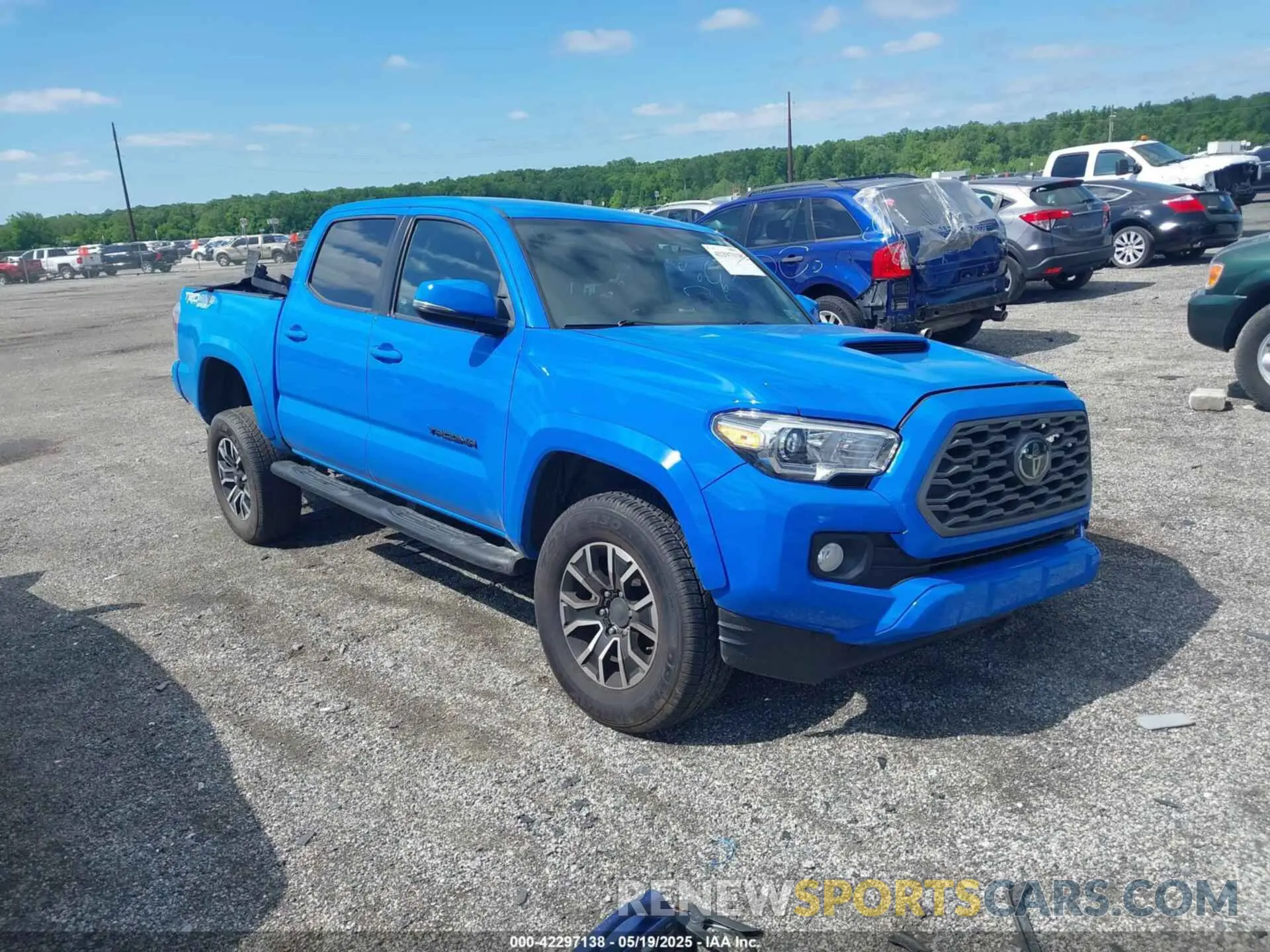 1 fotografías del automóvil dañado 3TMCZ5AN8MM374398 TOYOTA TACOMA 2021
