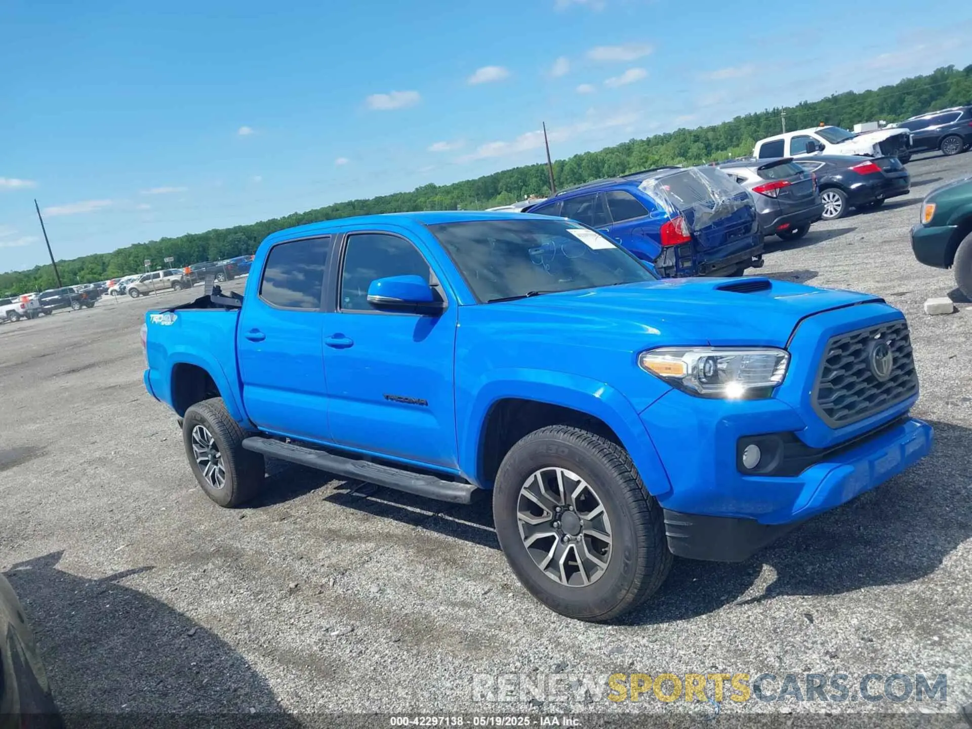 13 fotografías del automóvil dañado 3TMCZ5AN8MM374398 TOYOTA TACOMA 2021