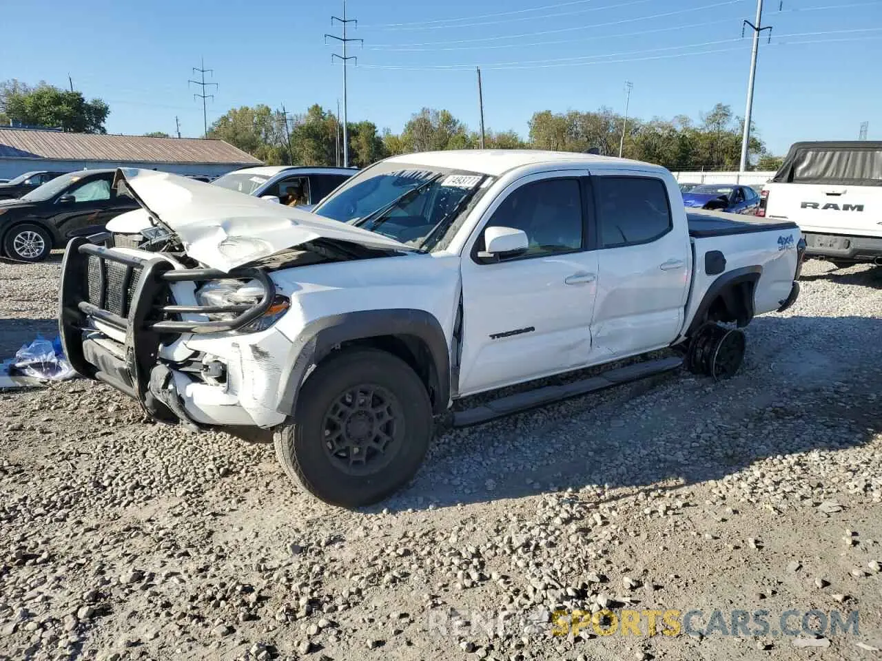 1 fotografías del automóvil dañado 3TMCZ5AN8MM381707 TOYOTA TACOMA 2021