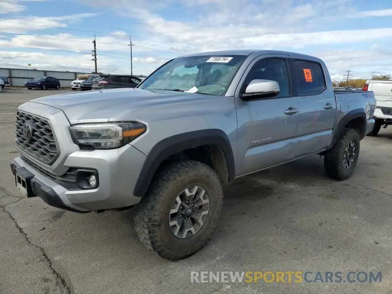 1 fotografías del automóvil dañado 3TMCZ5AN8MM382064 TOYOTA TACOMA 2021