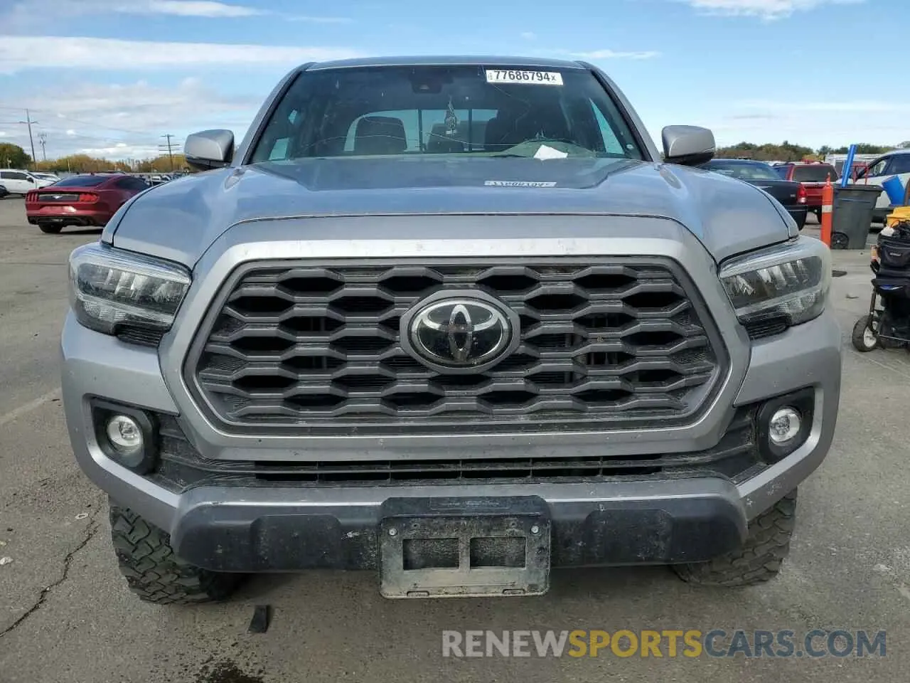 5 fotografías del automóvil dañado 3TMCZ5AN8MM382064 TOYOTA TACOMA 2021