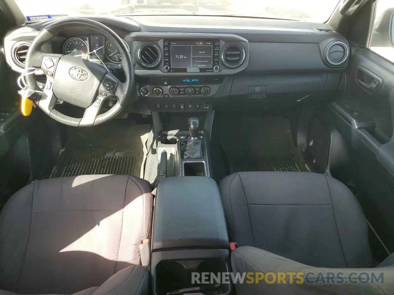 8 fotografías del automóvil dañado 3TMCZ5AN8MM387166 TOYOTA TACOMA 2021