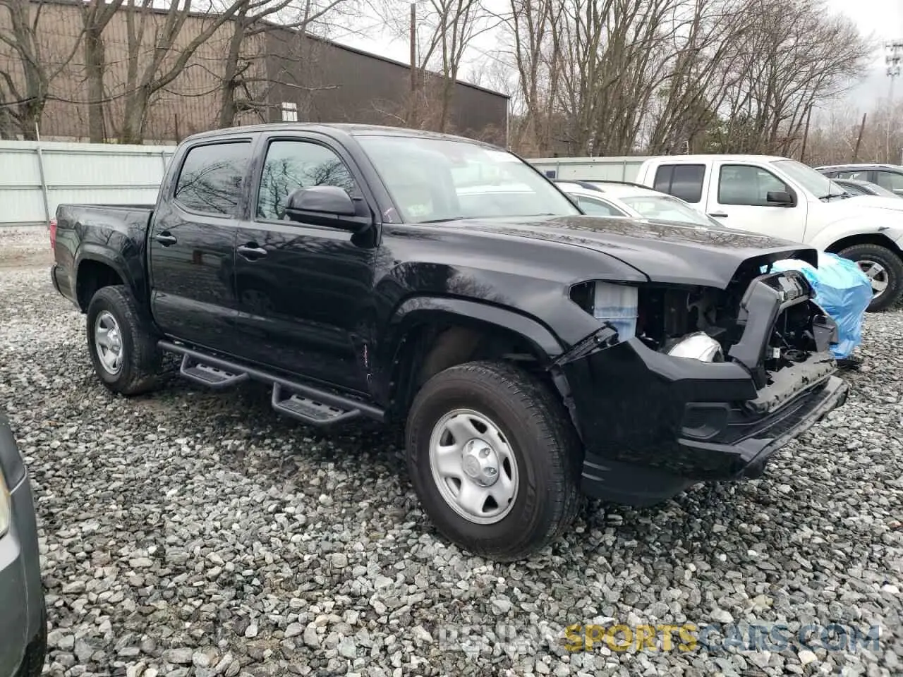 4 fotografías del automóvil dañado 3TMCZ5AN8MM448550 TOYOTA TACOMA 2021
