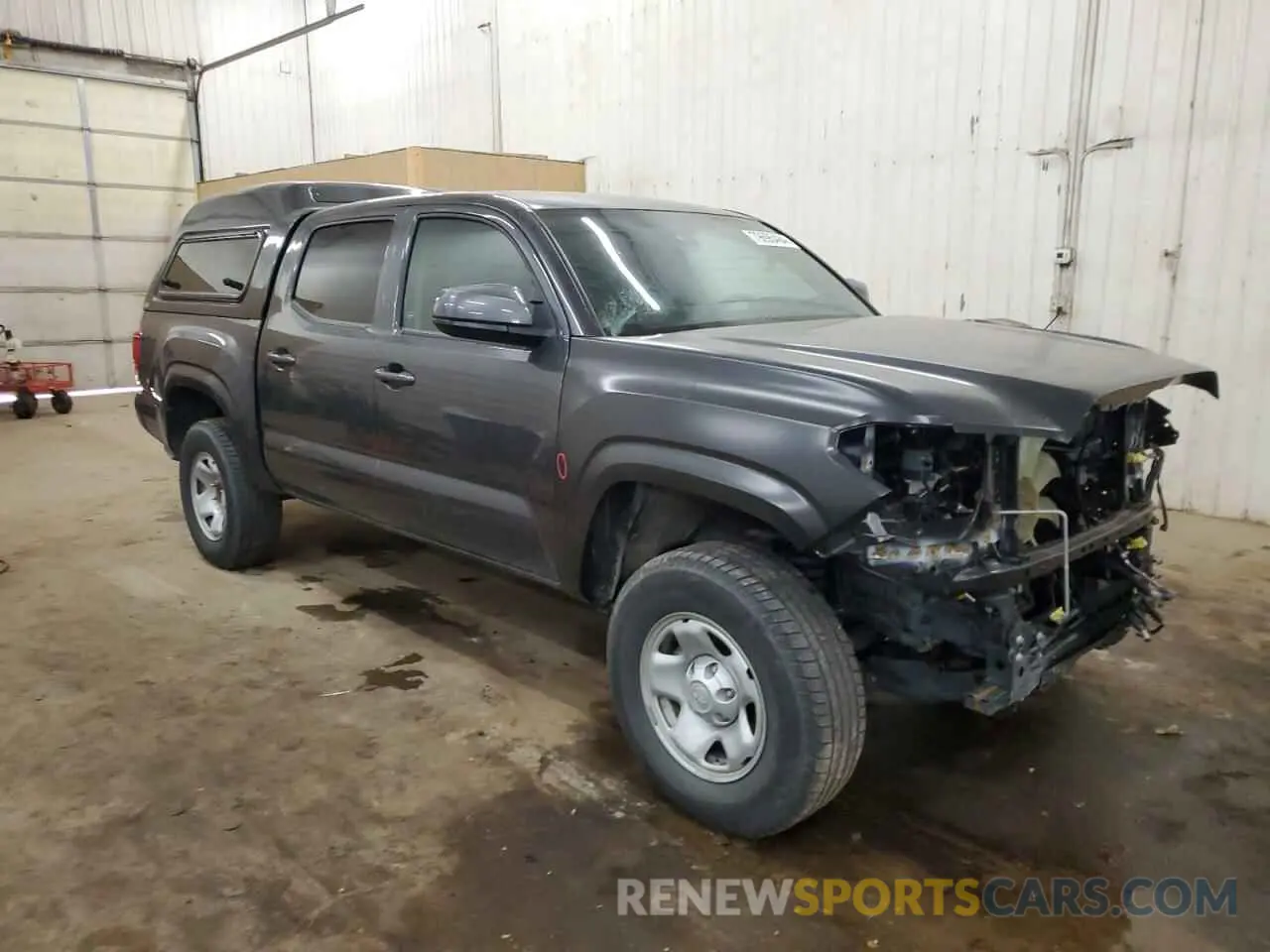 4 fotografías del automóvil dañado 3TMCZ5AN8MM450136 TOYOTA TACOMA 2021