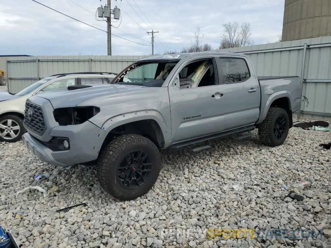 1 fotografías del automóvil dañado 3TMCZ5AN9MM374491 TOYOTA TACOMA 2021