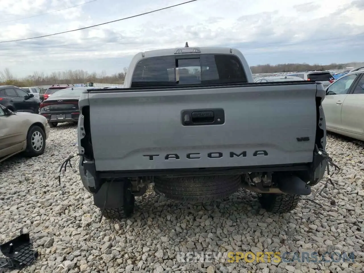 6 fotografías del automóvil dañado 3TMCZ5AN9MM374491 TOYOTA TACOMA 2021