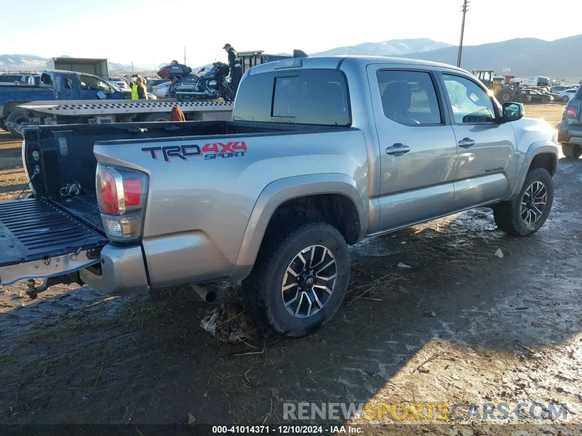 4 fotografías del automóvil dañado 3TMCZ5AN9MM377150 TOYOTA TACOMA 2021