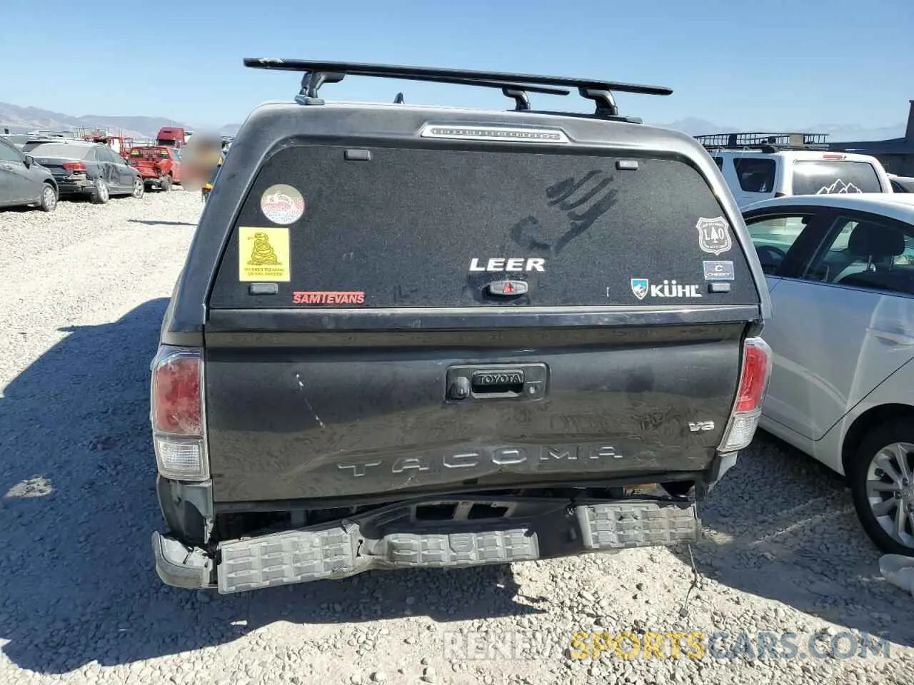 6 fotografías del automóvil dañado 3TMCZ5AN9MM400491 TOYOTA TACOMA 2021