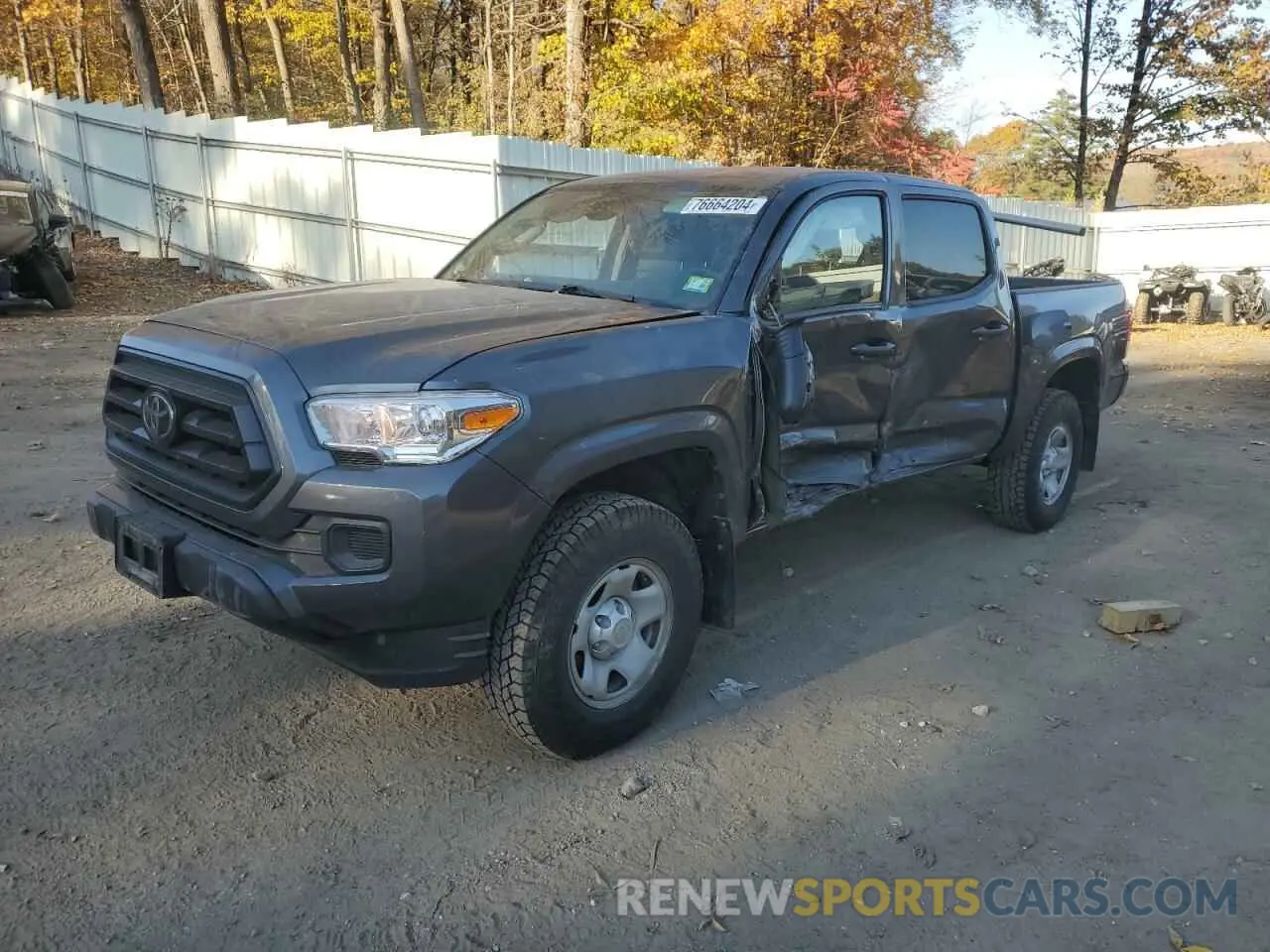1 fotografías del automóvil dañado 3TMCZ5AN9MM423012 TOYOTA TACOMA 2021