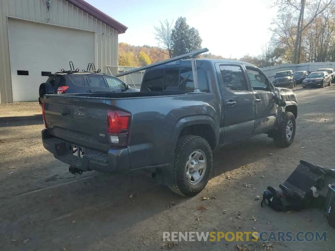 3 fotografías del automóvil dañado 3TMCZ5AN9MM423012 TOYOTA TACOMA 2021