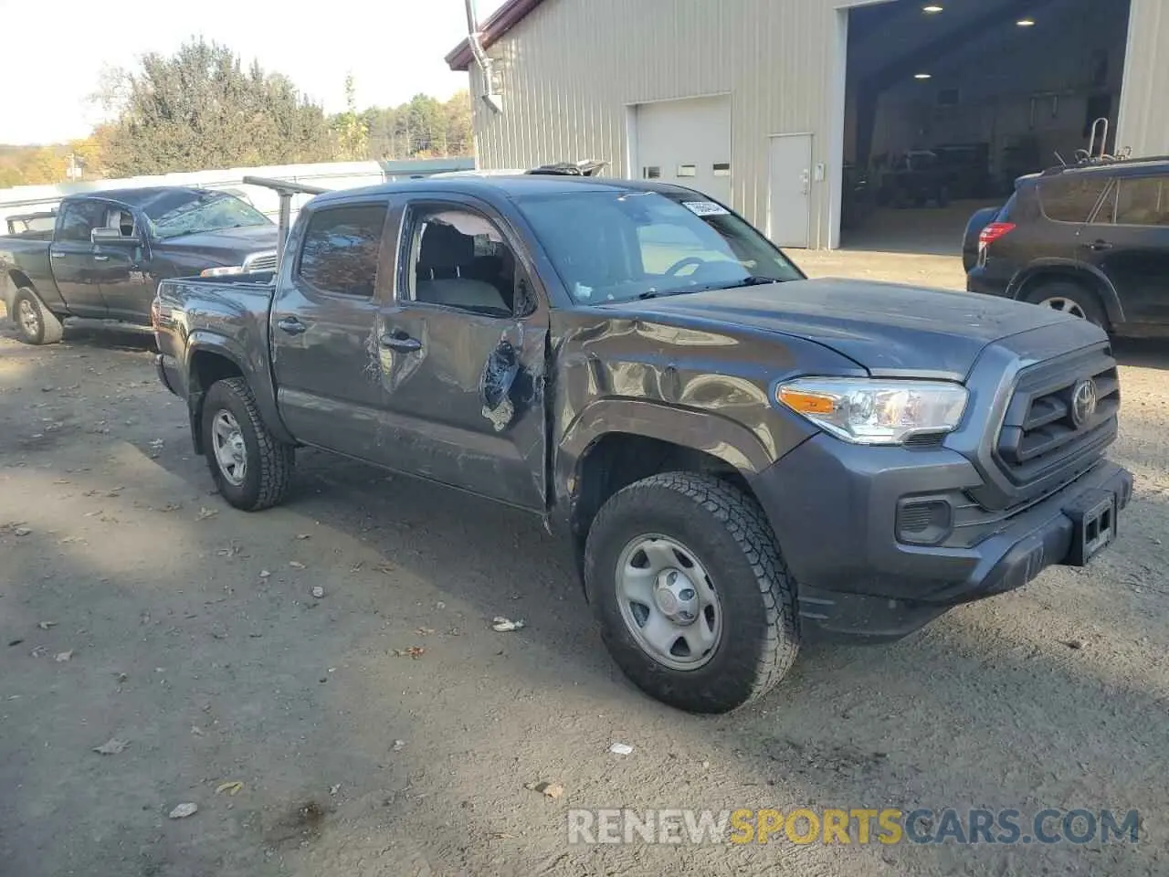 4 fotografías del automóvil dañado 3TMCZ5AN9MM423012 TOYOTA TACOMA 2021