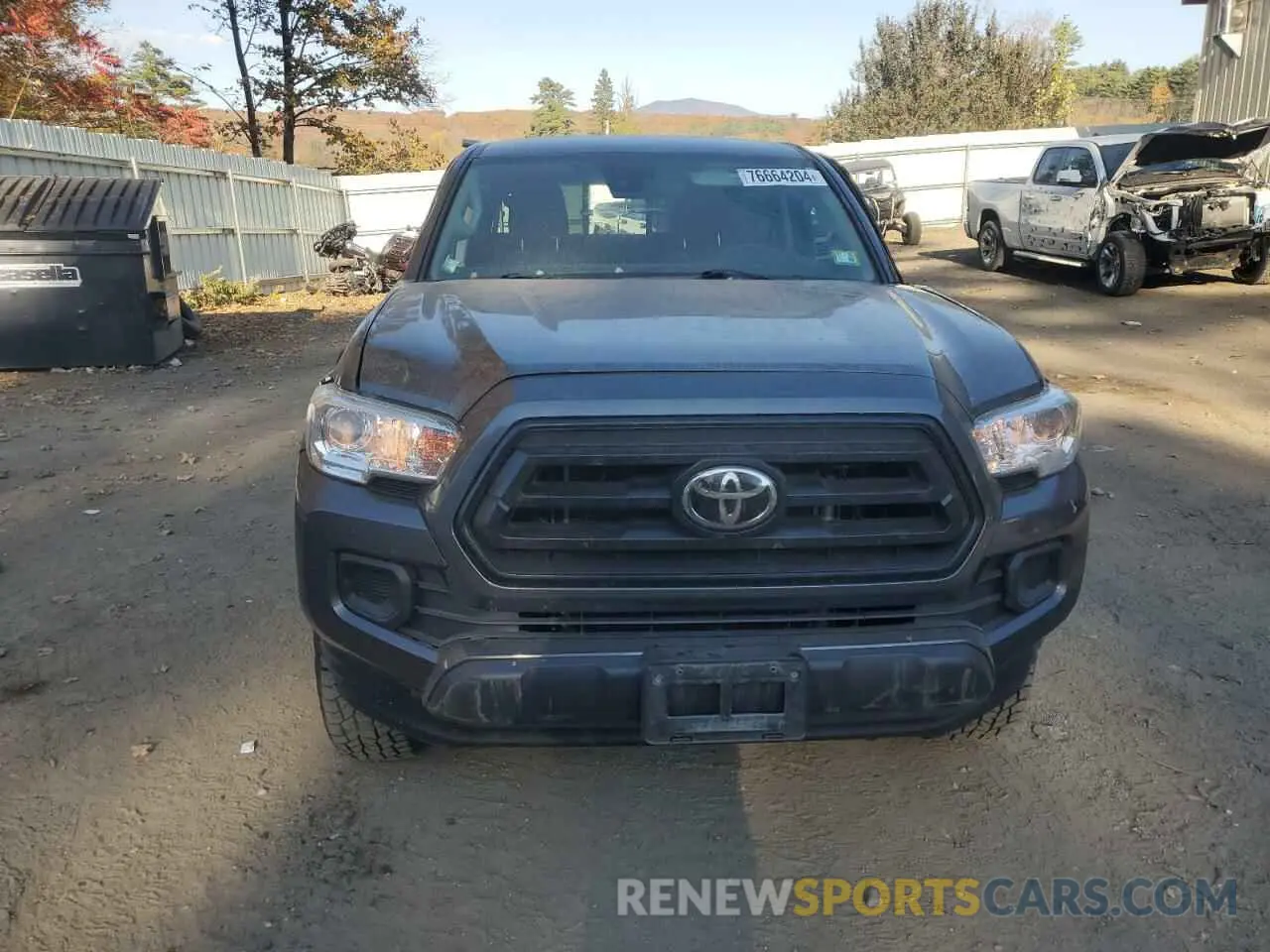 5 fotografías del automóvil dañado 3TMCZ5AN9MM423012 TOYOTA TACOMA 2021