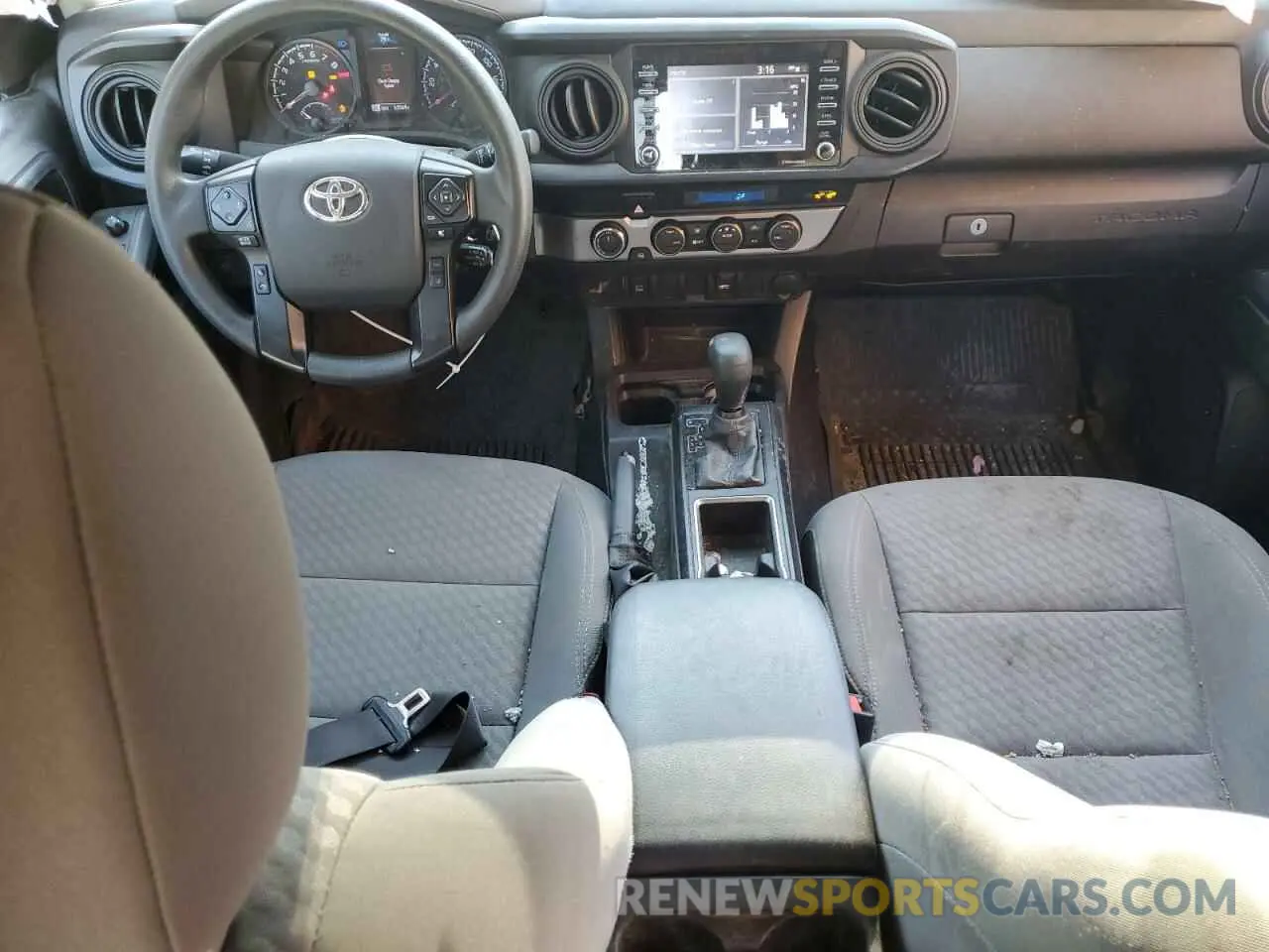 8 fotografías del automóvil dañado 3TMCZ5AN9MM423012 TOYOTA TACOMA 2021