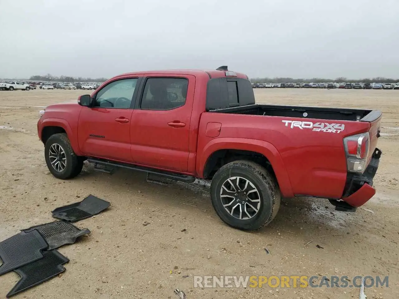2 fotografías del automóvil dañado 3TMCZ5AN9MM445768 TOYOTA TACOMA 2021