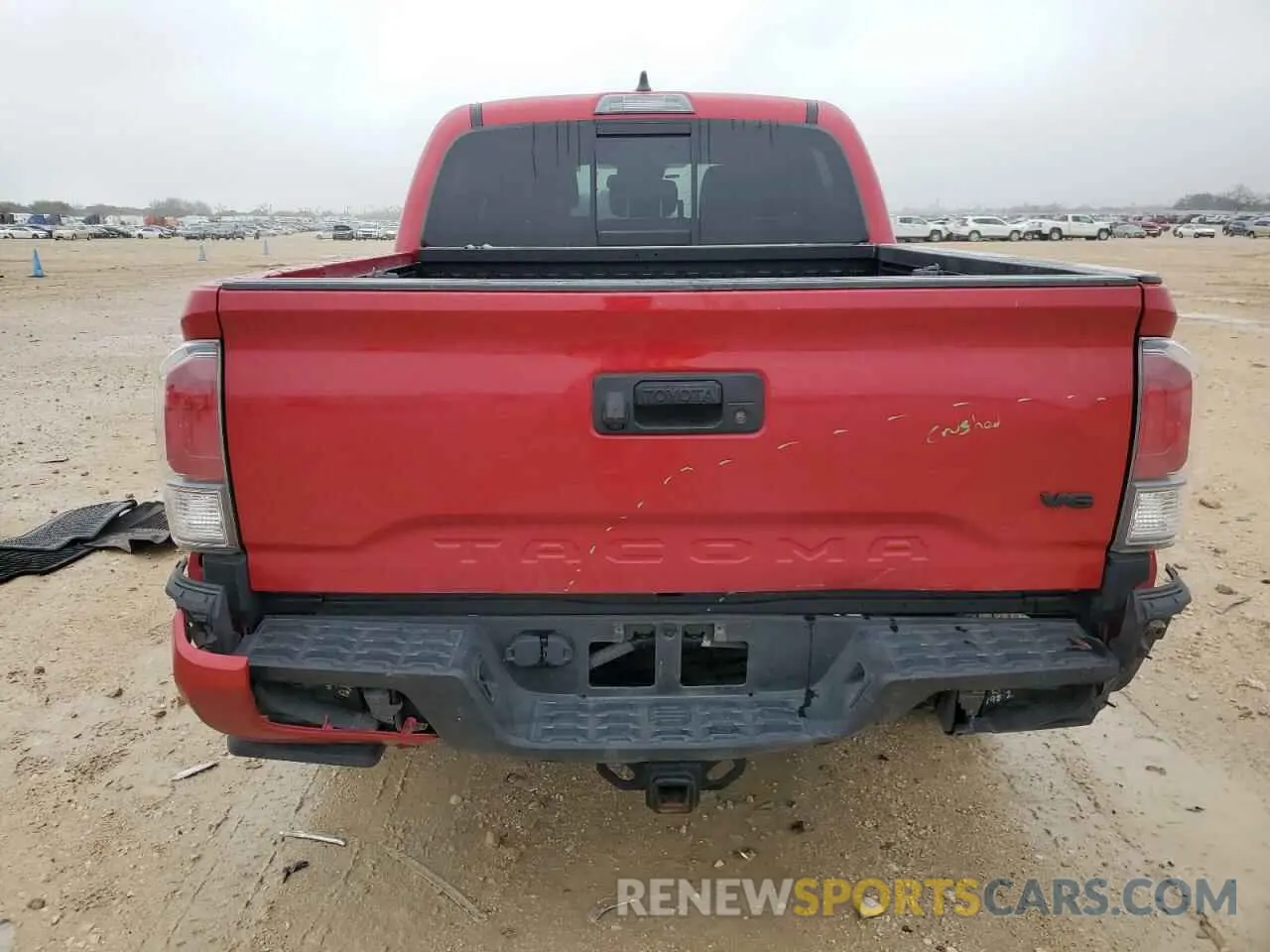 6 fotografías del automóvil dañado 3TMCZ5AN9MM445768 TOYOTA TACOMA 2021