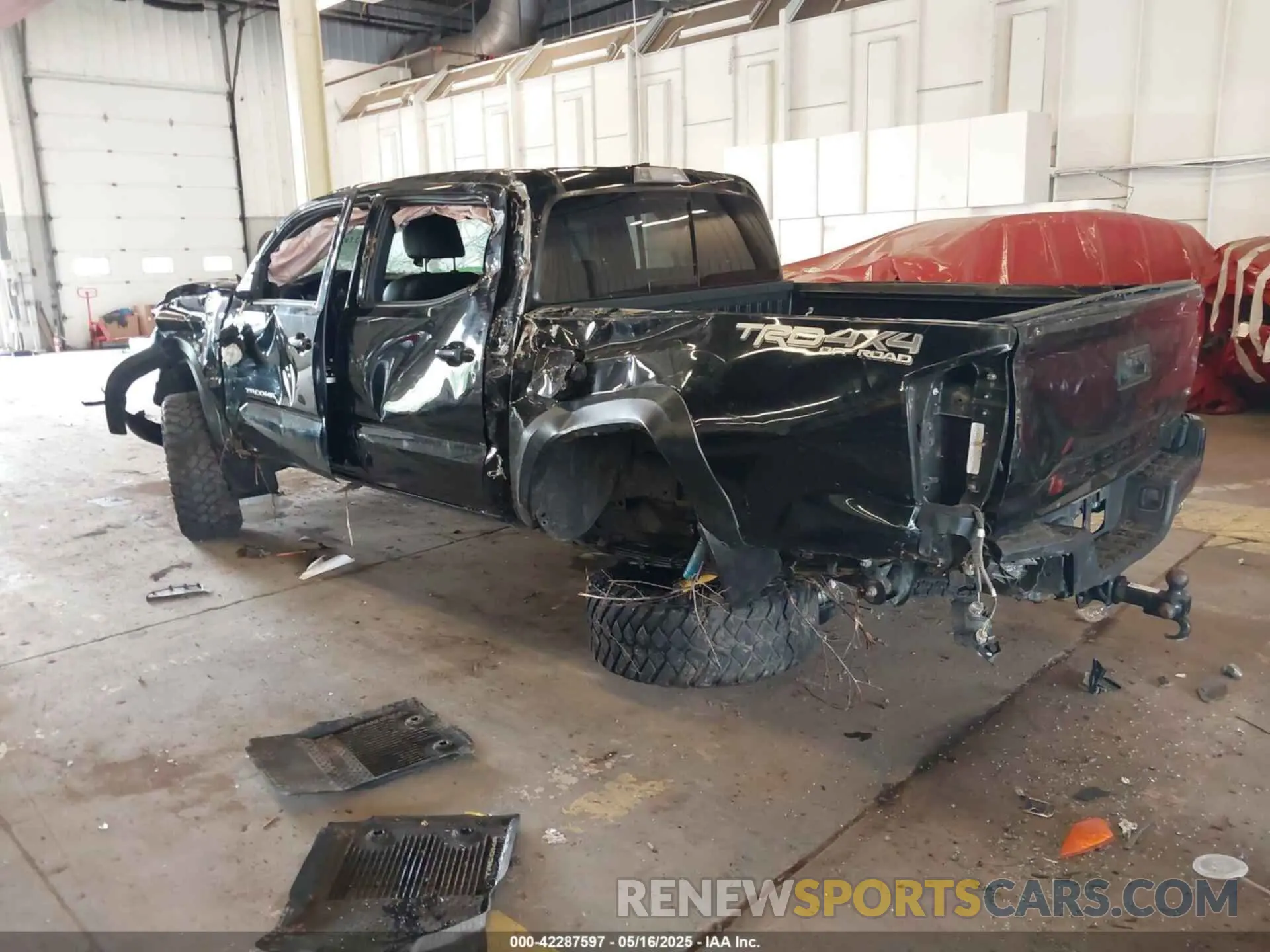3 fotografías del automóvil dañado 3TMCZ5ANXMM370093 TOYOTA TACOMA 2021