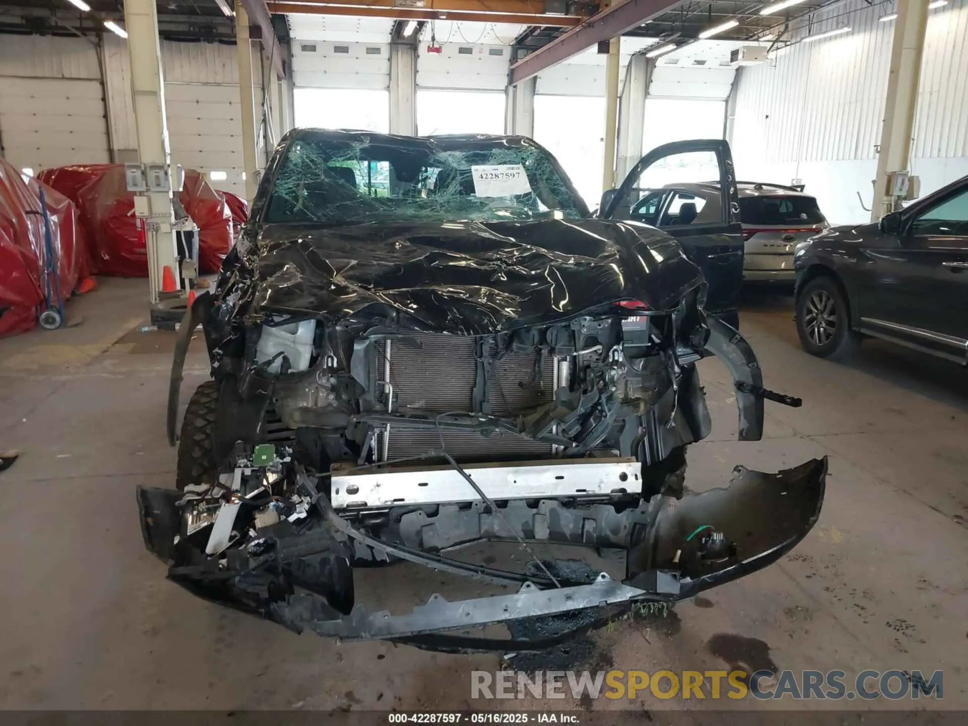 6 fotografías del automóvil dañado 3TMCZ5ANXMM370093 TOYOTA TACOMA 2021