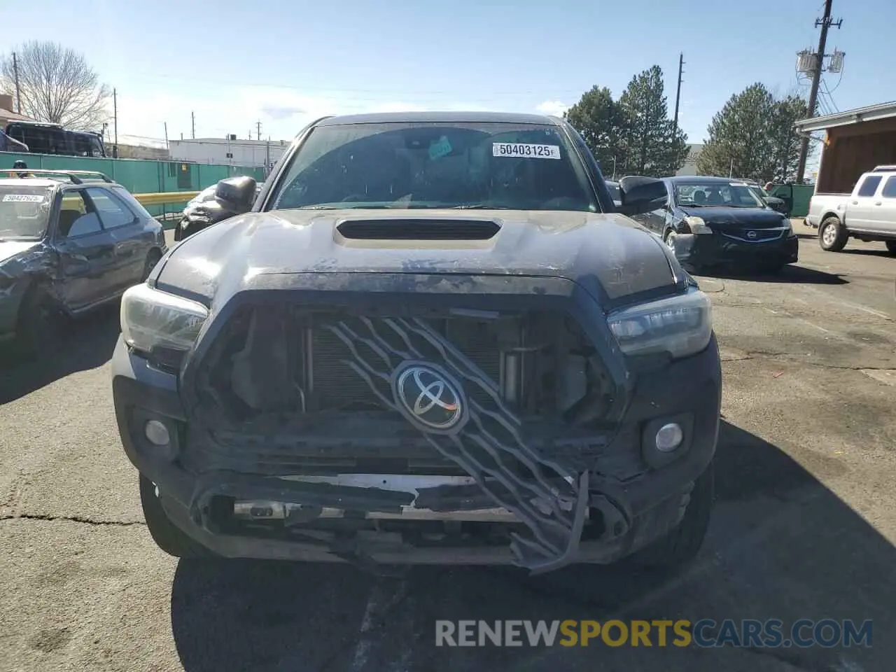 5 fotografías del automóvil dañado 3TMCZ5ANXMM372734 TOYOTA TACOMA 2021