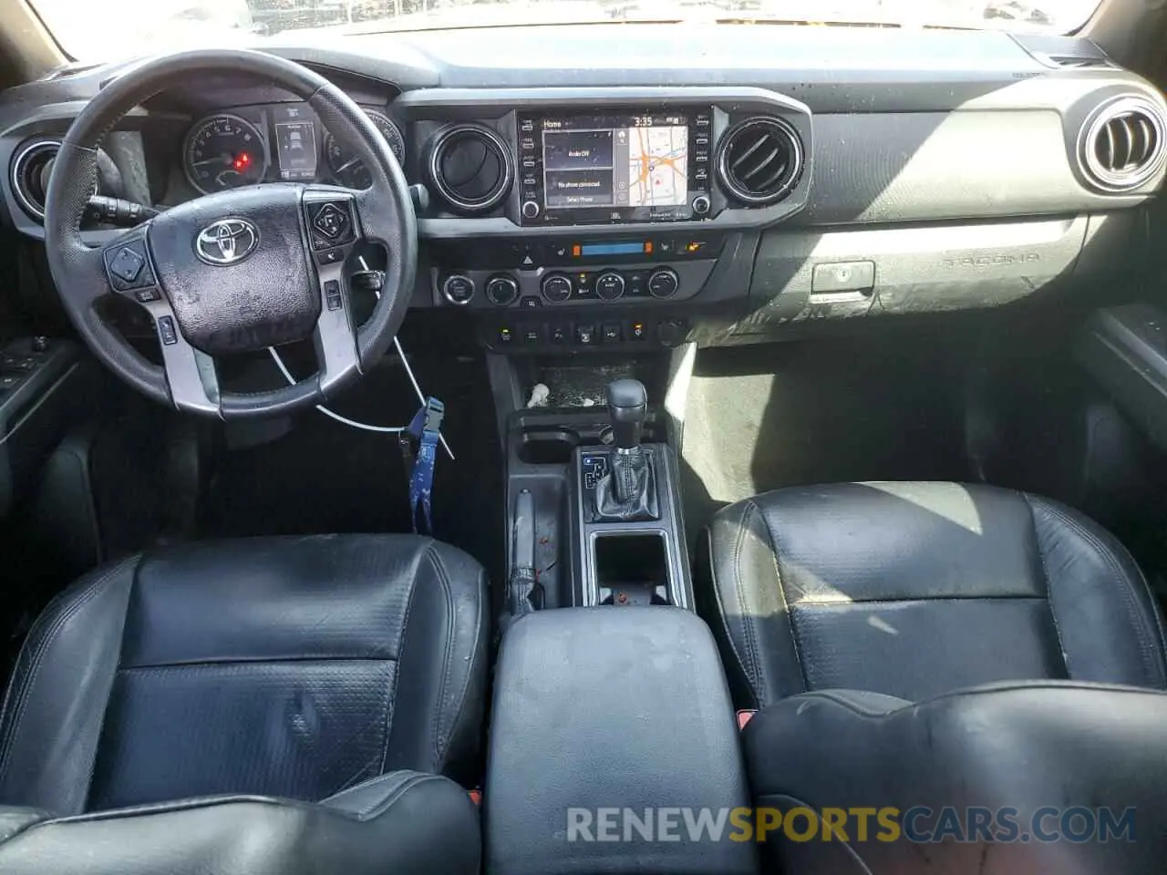 8 fotografías del automóvil dañado 3TMCZ5ANXMM372734 TOYOTA TACOMA 2021