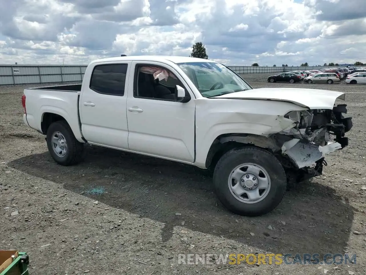 4 fotografías del automóvil dañado 3TMCZ5ANXMM375679 TOYOTA TACOMA 2021