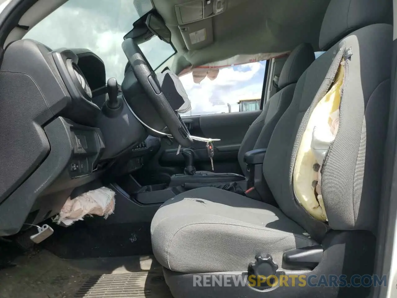7 fotografías del automóvil dañado 3TMCZ5ANXMM375679 TOYOTA TACOMA 2021