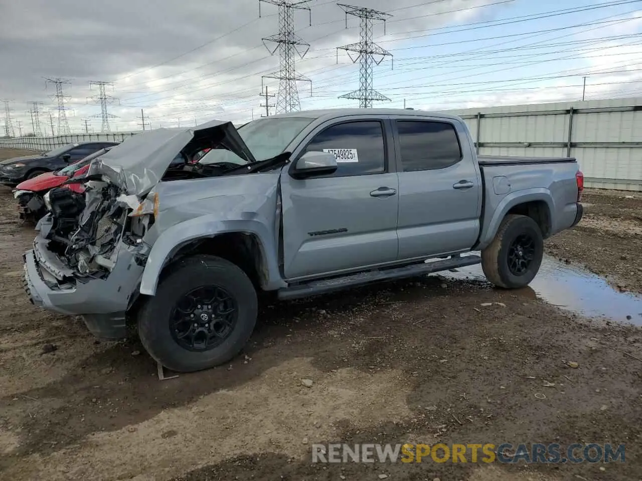 1 fotografías del automóvil dañado 3TMCZ5ANXMM398945 TOYOTA TACOMA 2021