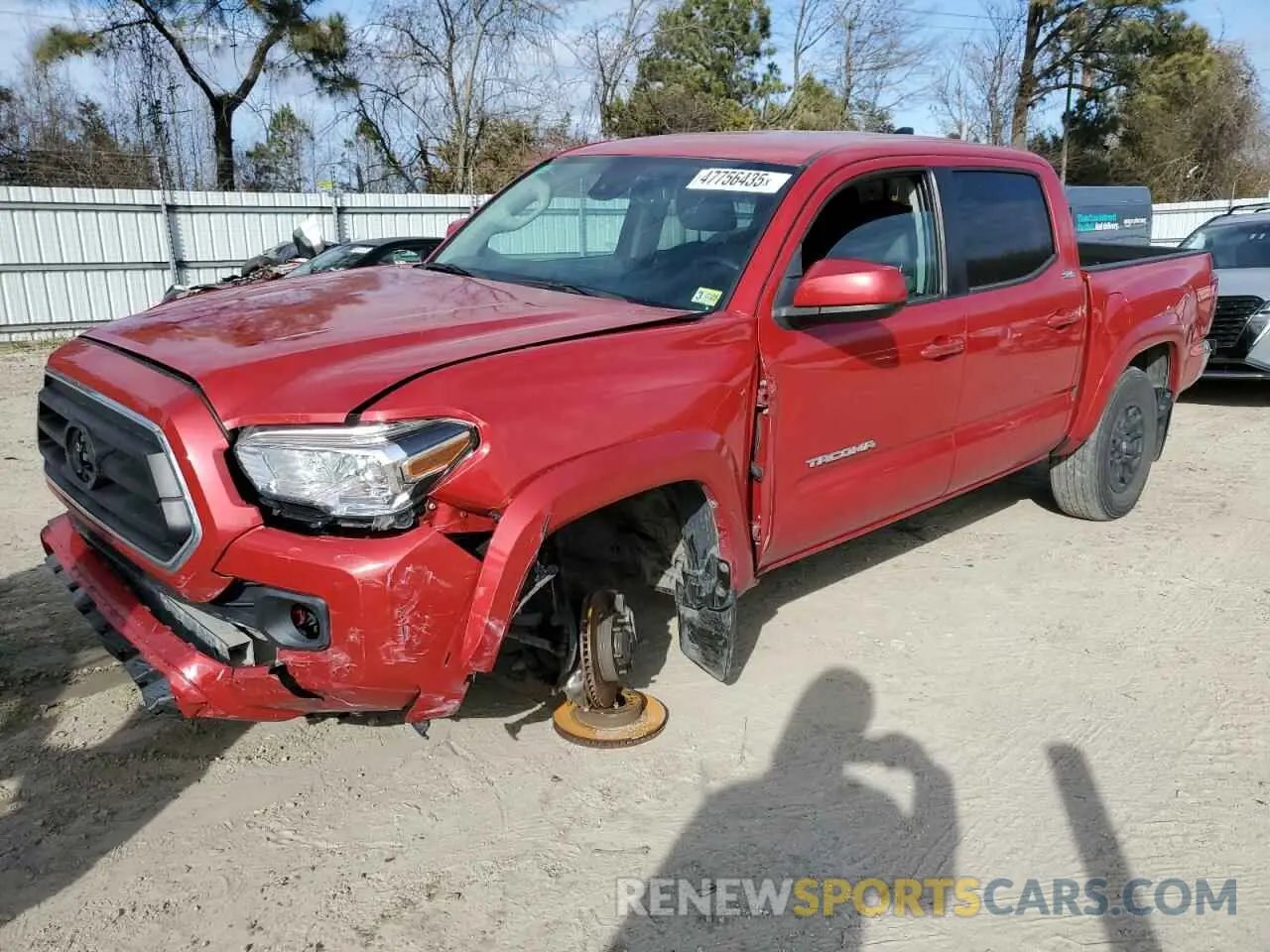 1 fotografías del automóvil dañado 3TMCZ5ANXMM400807 TOYOTA TACOMA 2021