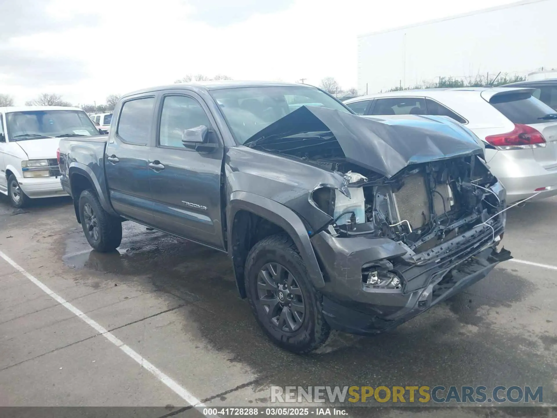 1 fotografías del automóvil dañado 3TMCZ5ANXMM415436 TOYOTA TACOMA 2021