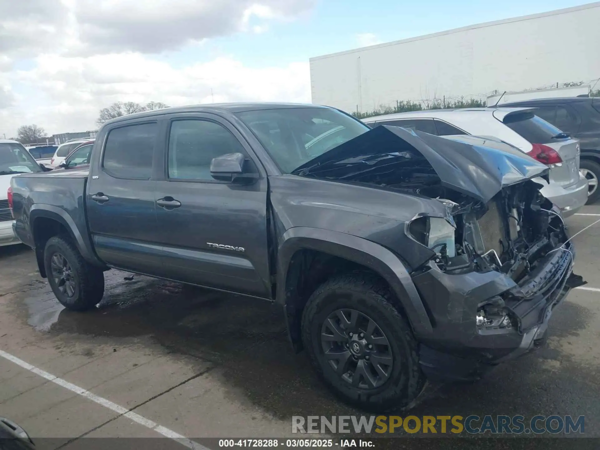 13 fotografías del automóvil dañado 3TMCZ5ANXMM415436 TOYOTA TACOMA 2021