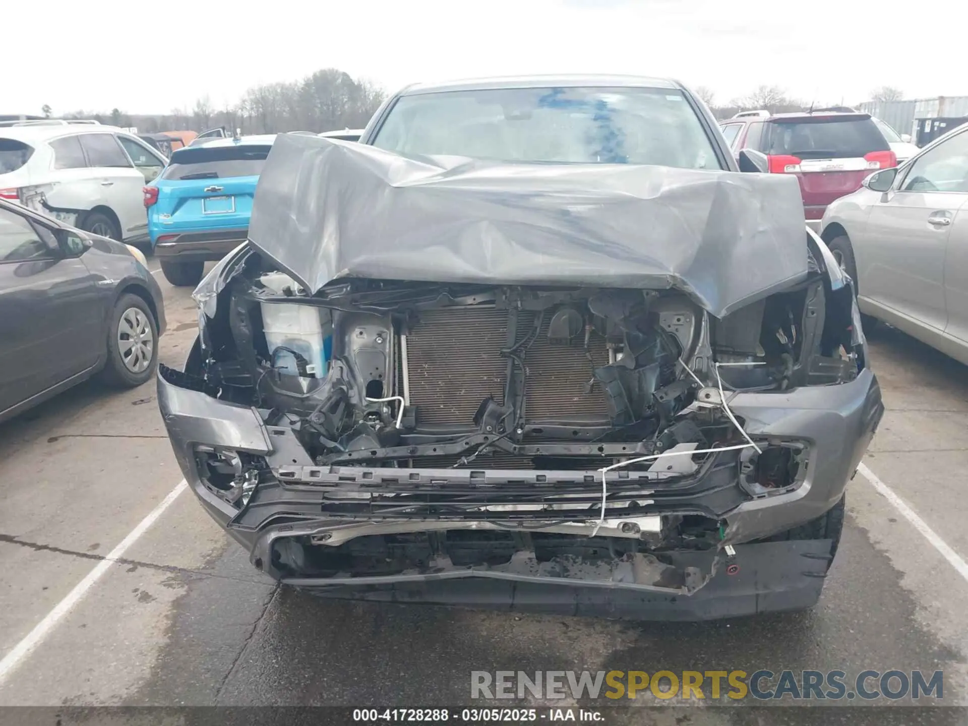 6 fotografías del automóvil dañado 3TMCZ5ANXMM415436 TOYOTA TACOMA 2021