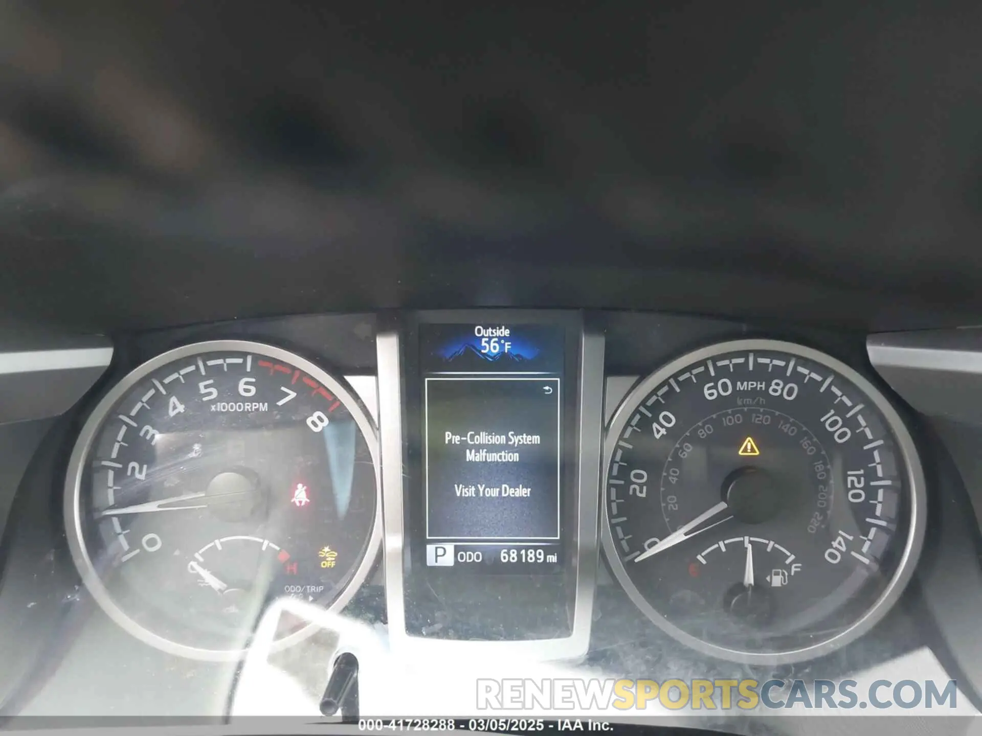 7 fotografías del automóvil dañado 3TMCZ5ANXMM415436 TOYOTA TACOMA 2021
