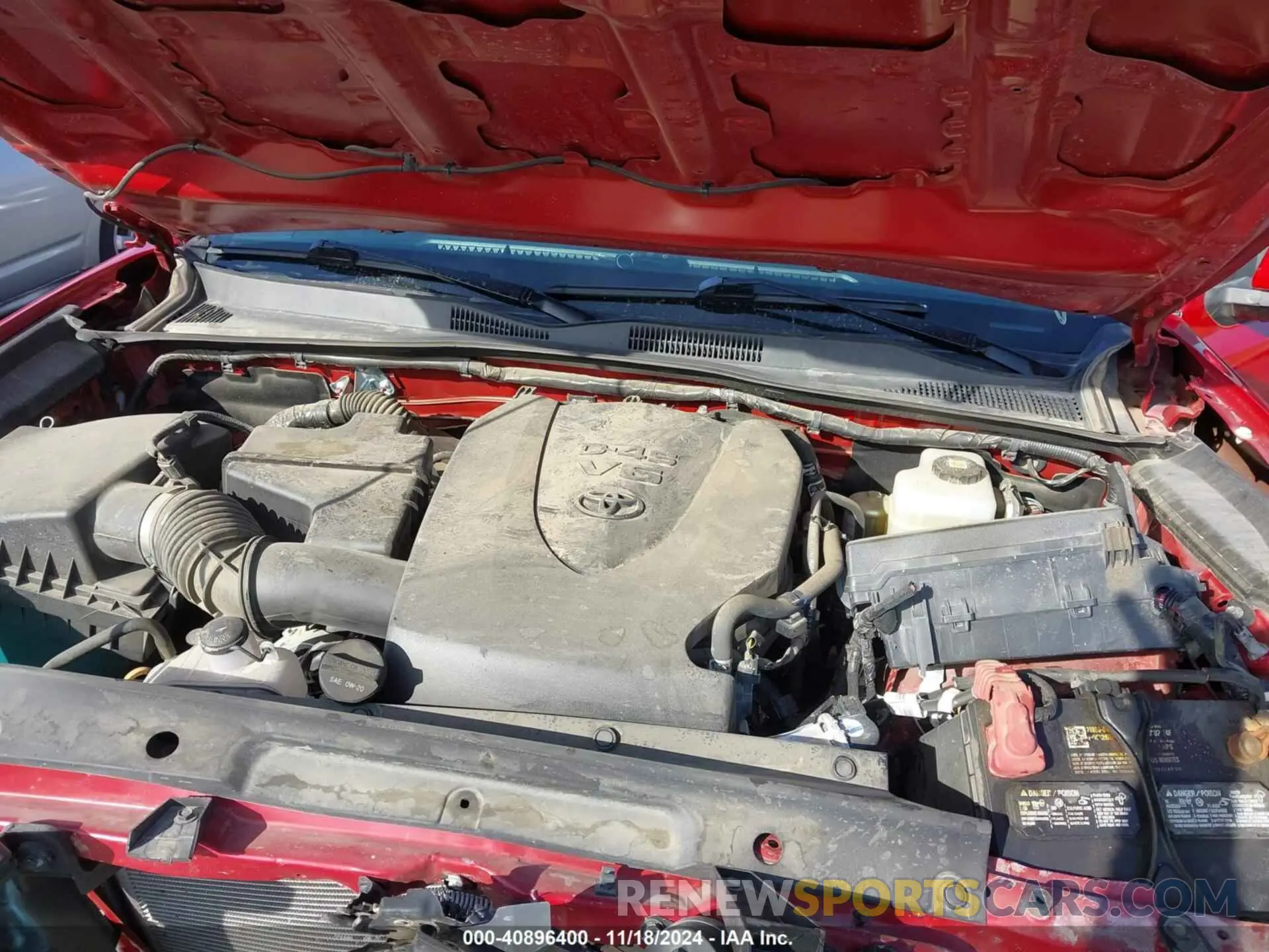10 fotografías del automóvil dañado 3TMCZ5ANXMM430213 TOYOTA TACOMA 2021