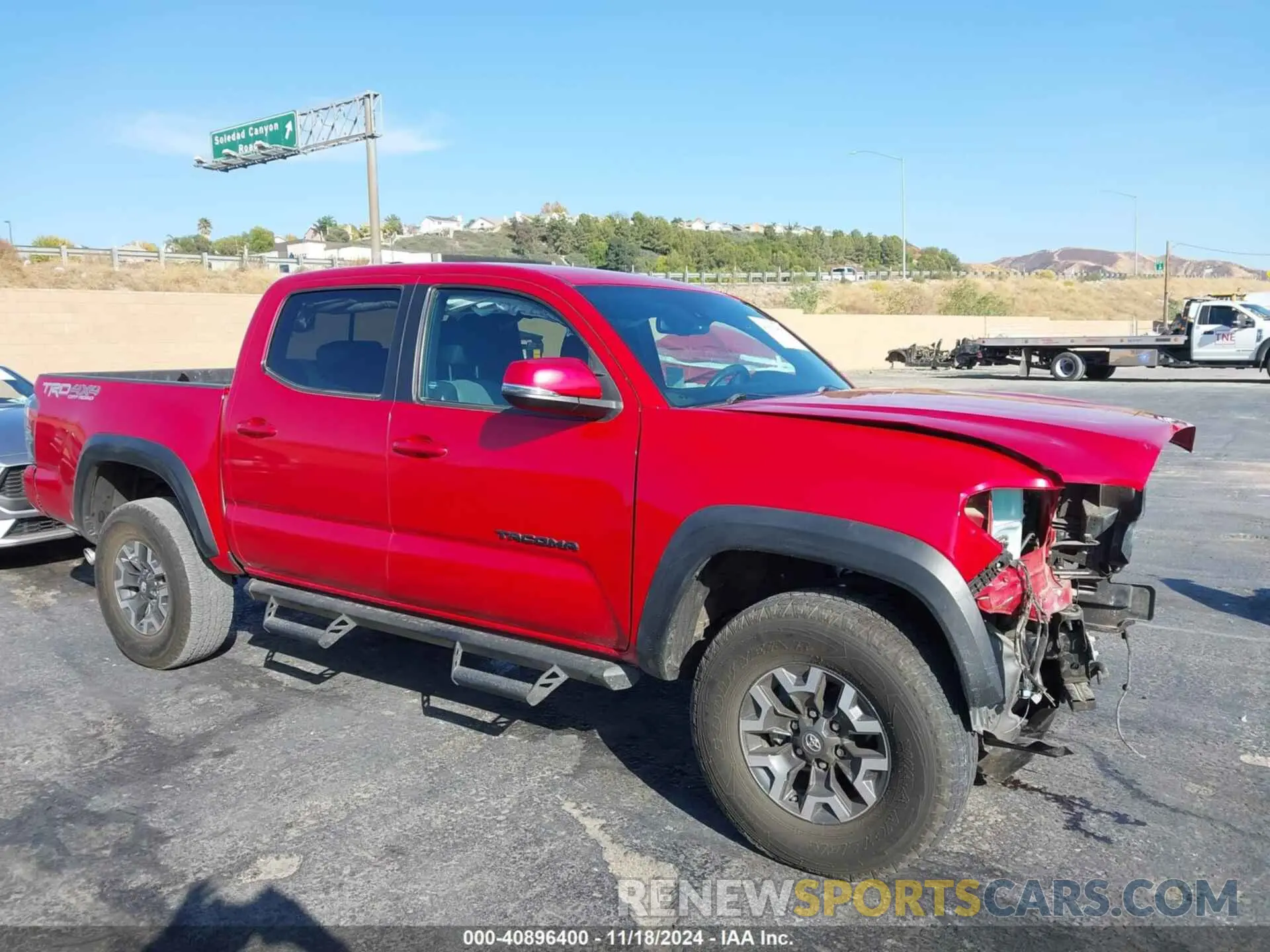 13 fotografías del automóvil dañado 3TMCZ5ANXMM430213 TOYOTA TACOMA 2021