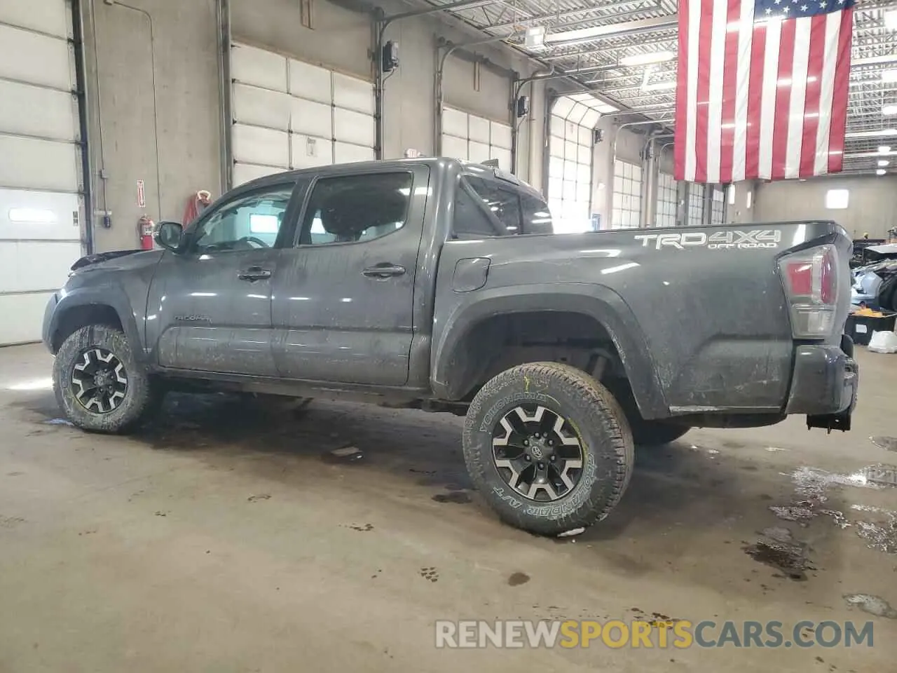 2 fotografías del automóvil dañado 3TMCZ5ANXMM437047 TOYOTA TACOMA 2021