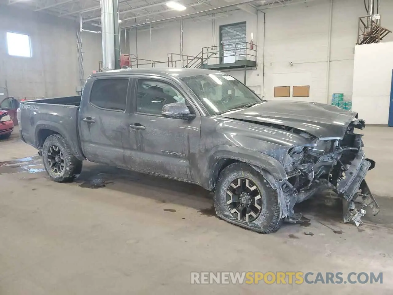 4 fotografías del automóvil dañado 3TMCZ5ANXMM437047 TOYOTA TACOMA 2021