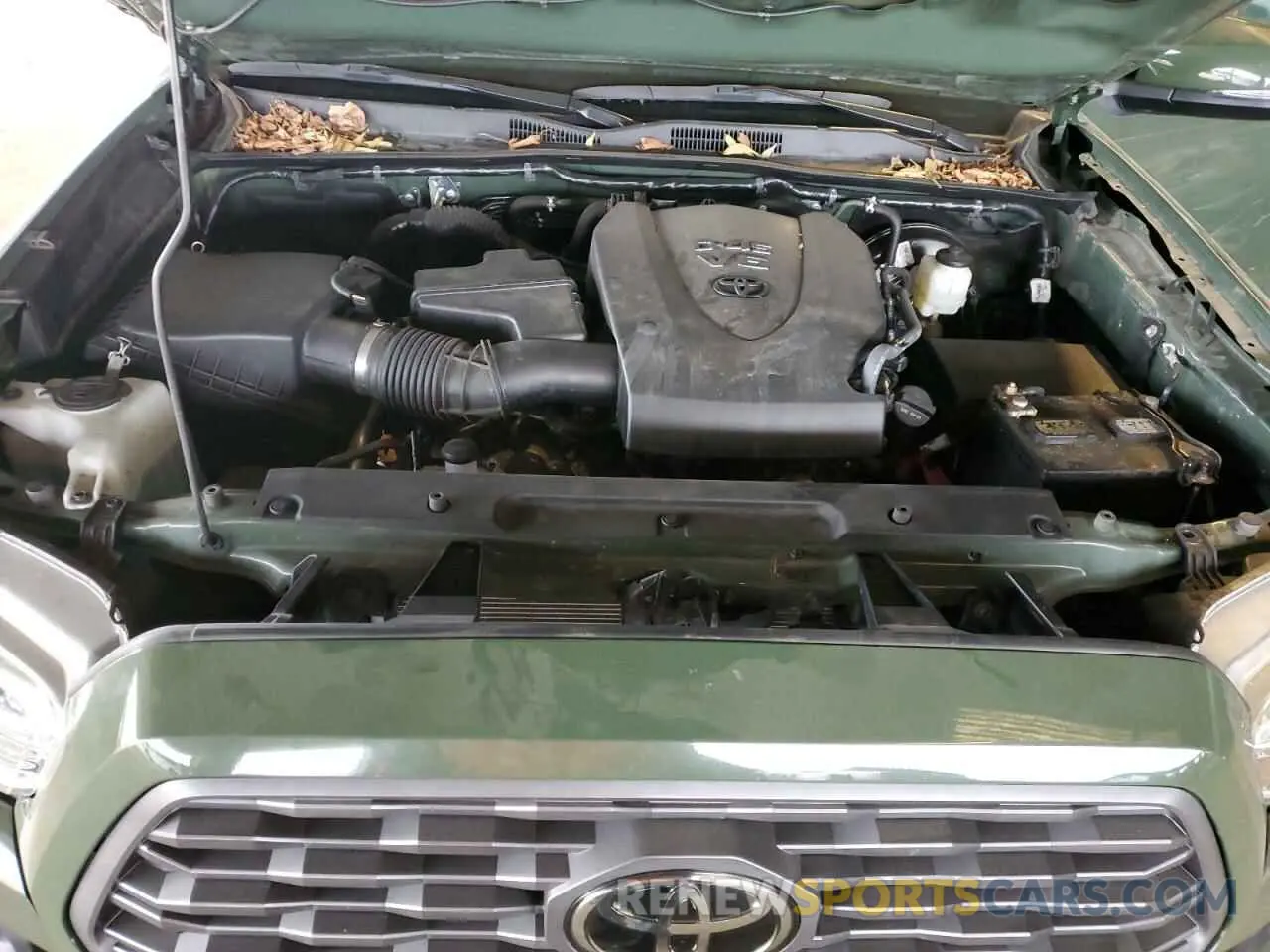 11 fotografías del automóvil dañado 3TMCZ5ANXMM442412 TOYOTA TACOMA 2021