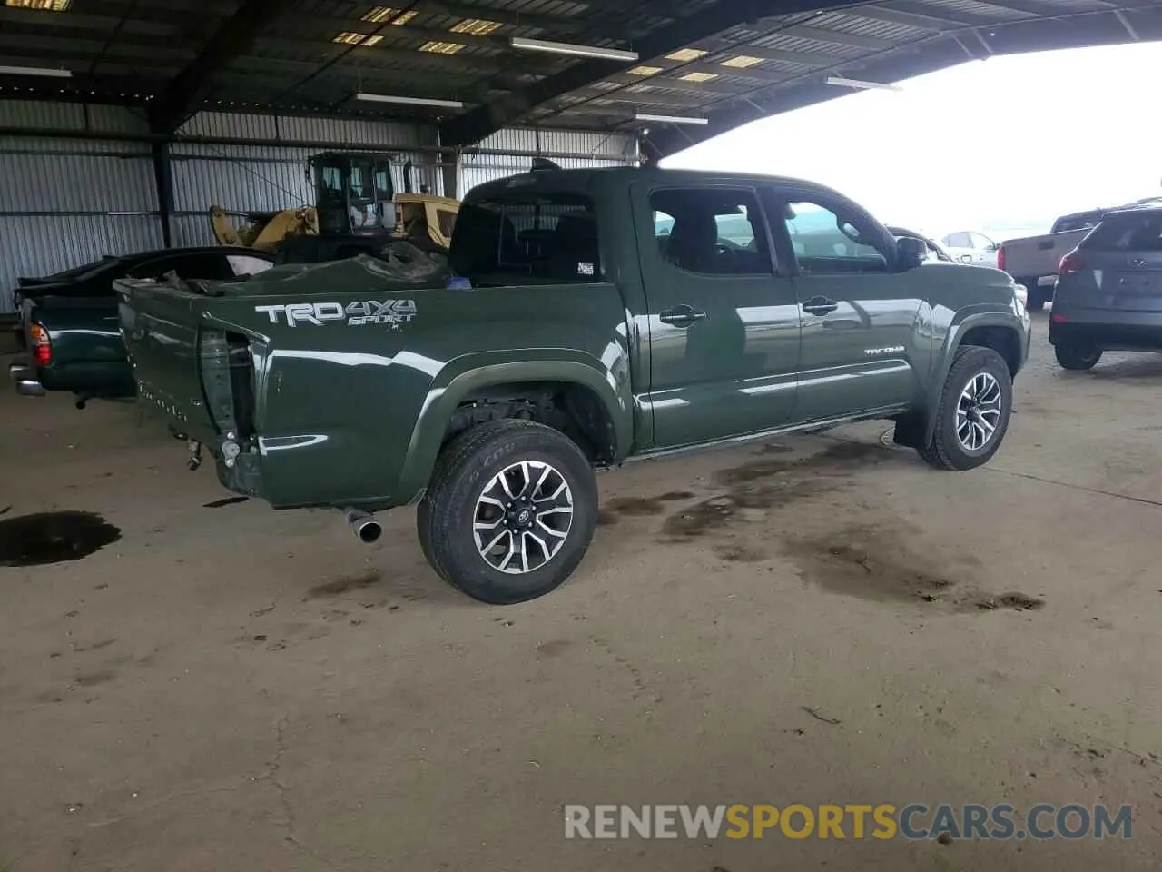 3 fotografías del automóvil dañado 3TMCZ5ANXMM442412 TOYOTA TACOMA 2021