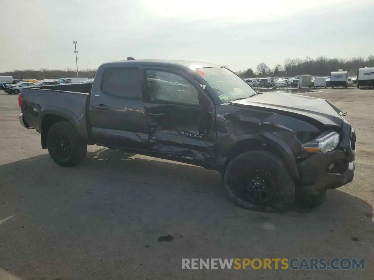 4 fotografías del automóvil dañado 3TMCZ5ANXMM442877 TOYOTA TACOMA 2021